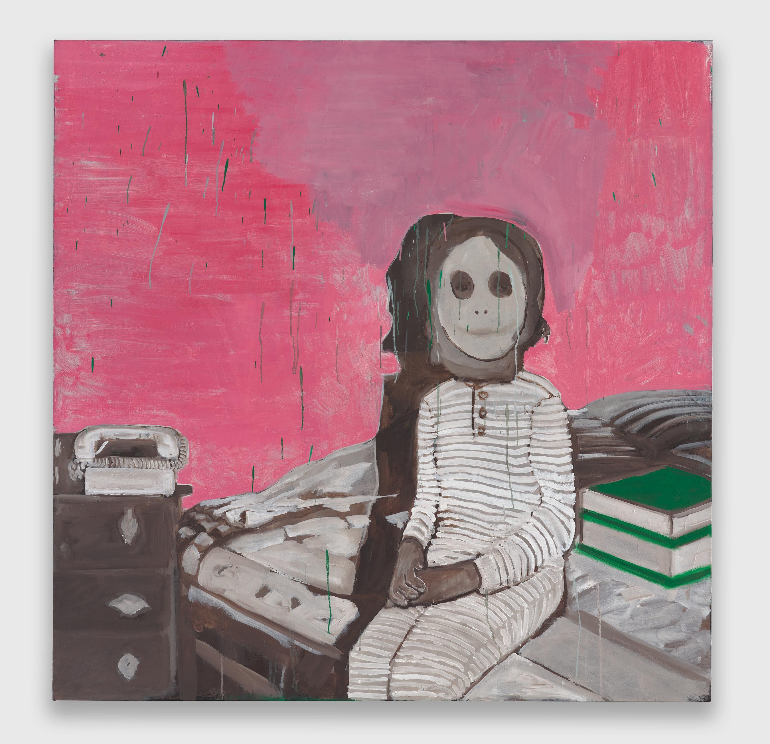 An oil on canvas artwork by Noah Davis, titled 1984, dated 2009.