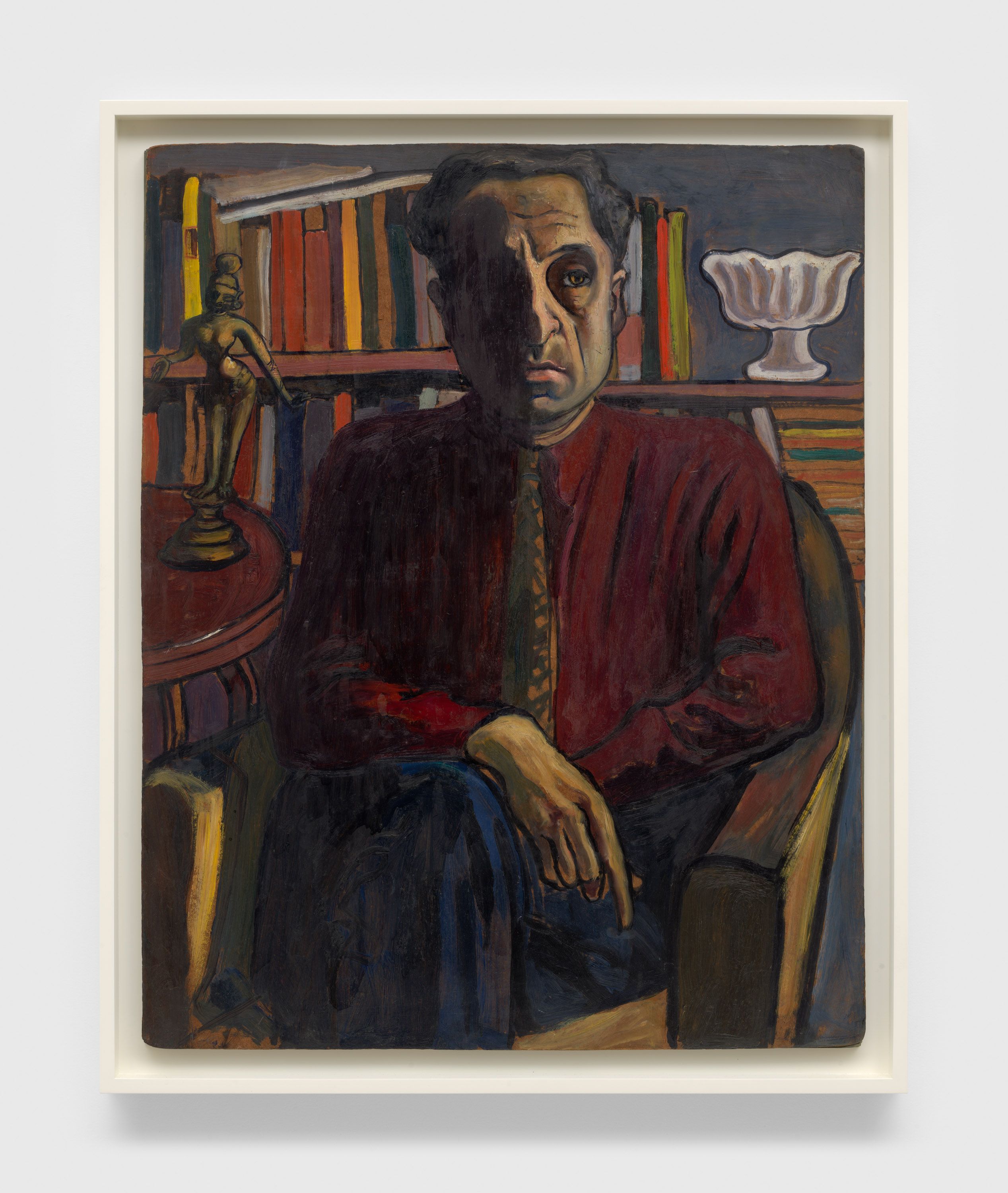 A painting by Alice Neel, titled Sam, dated 1954.