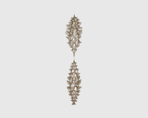 Ruth Asawa — Untitled (S.302, Hanging Two-Section, Open-Window Form)