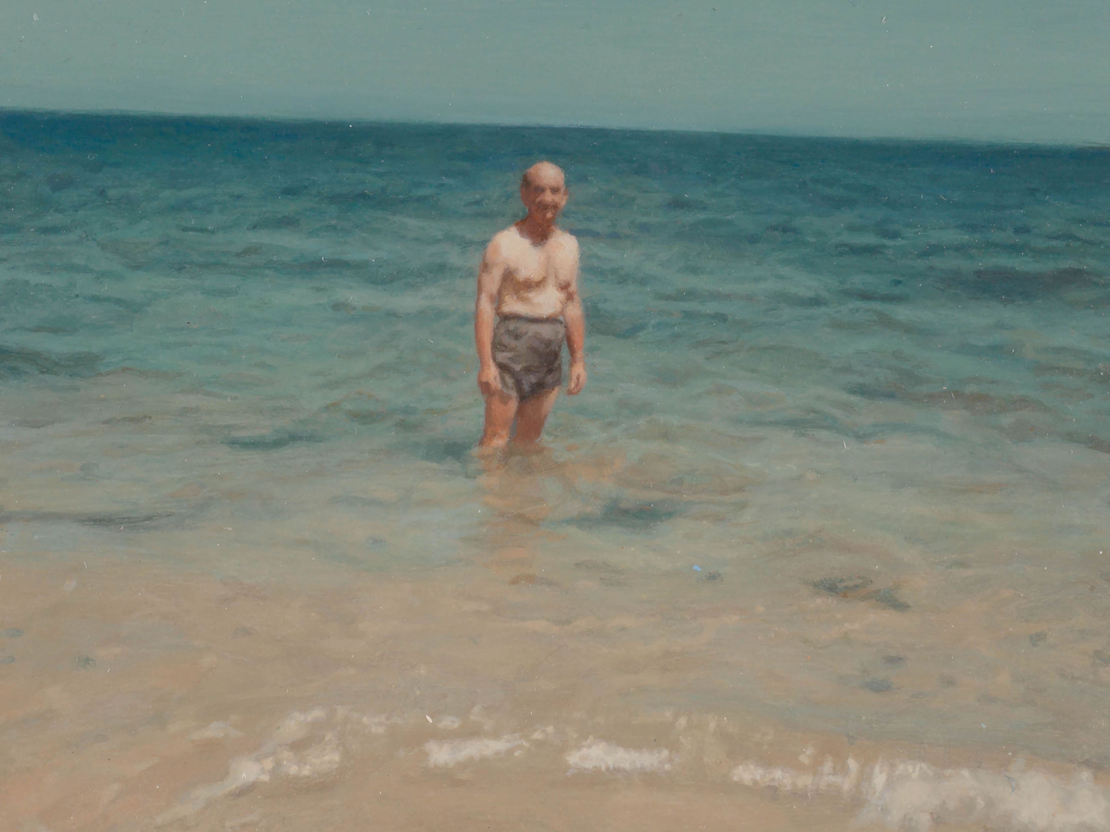 A detail from a painting by Elisheva Biernoff, titled Horizon, dated 2016.