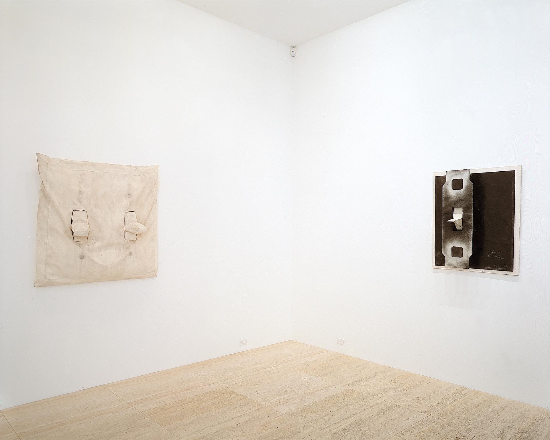 An installation view of the exhibition Claes Oldenburg, at David Zwirner New York, dated 2005.