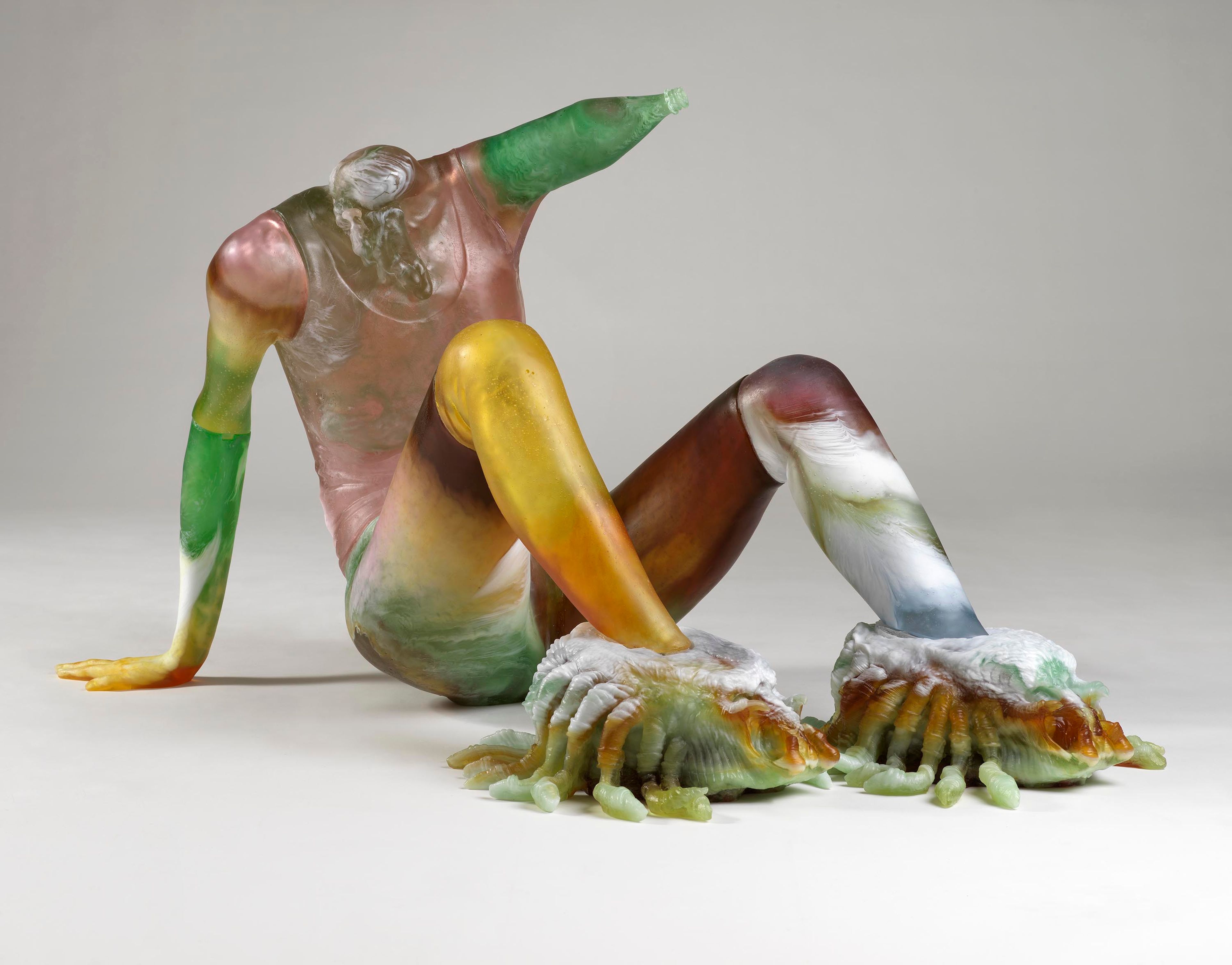 A sculpture by Andra Ursuta, titled Predators 'R Us, dated 2020.