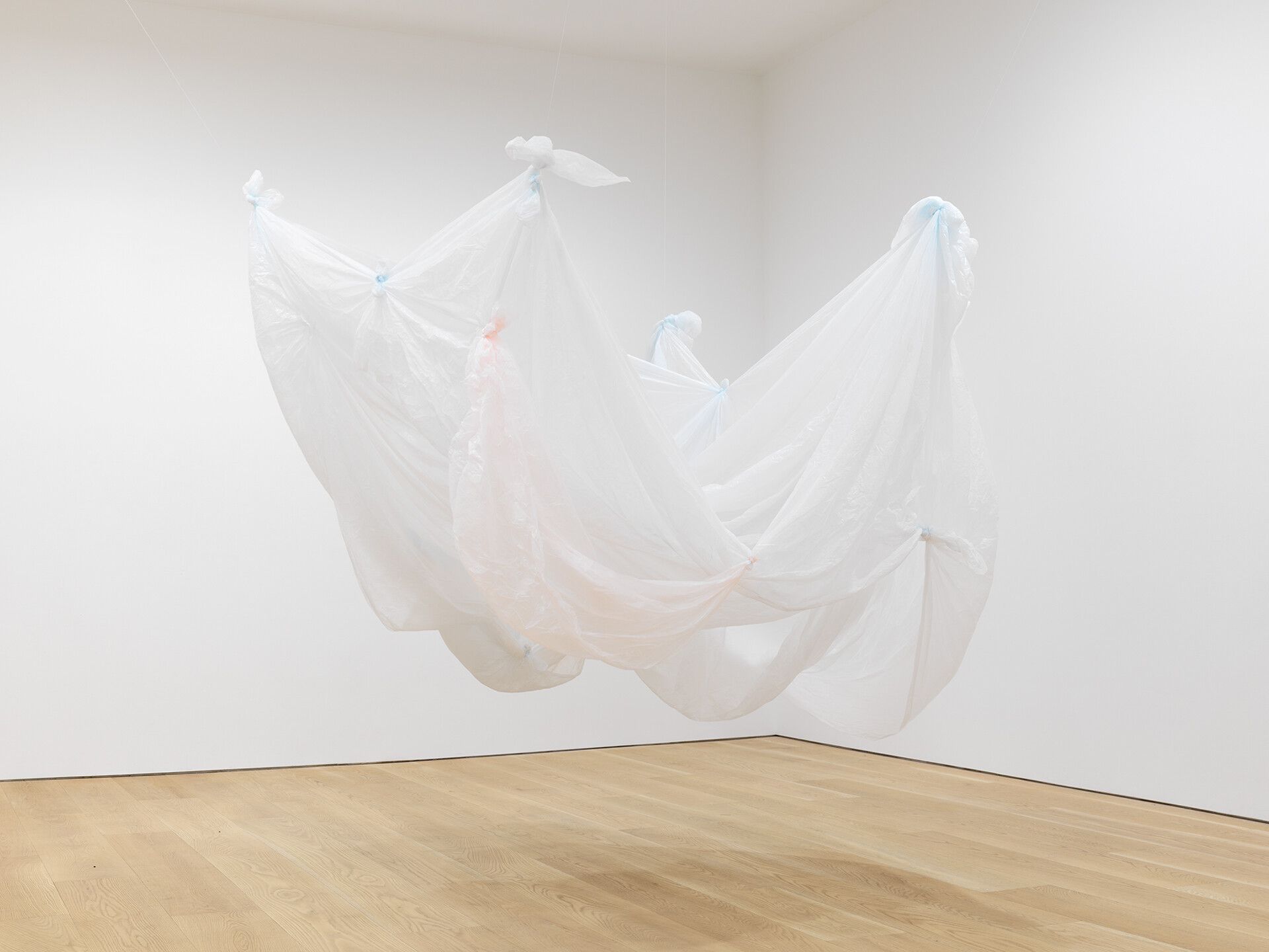 A sculpture by Karla Black titled Other Civil Words, dated 2016