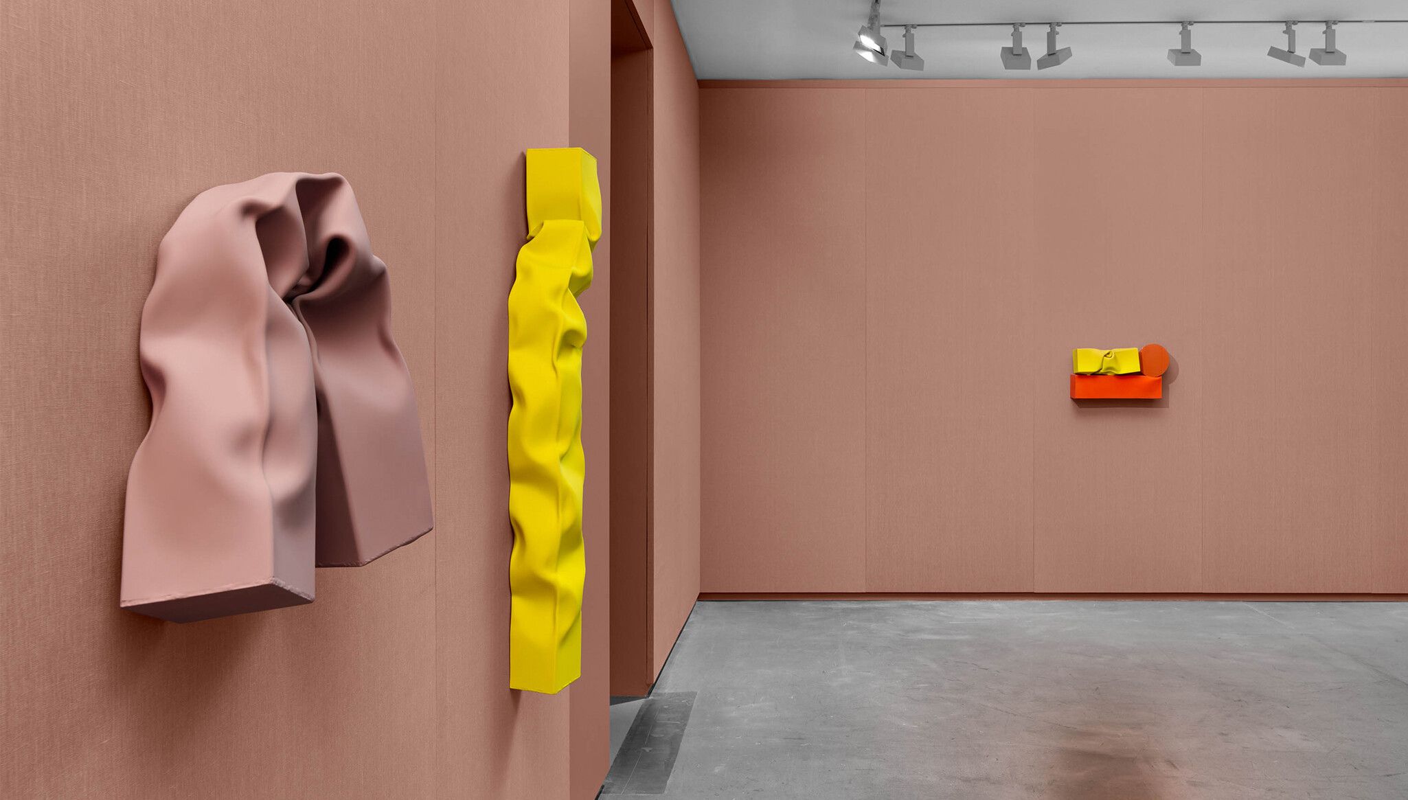 An installation view, Carol Bove: Vase Face, David Zwriner, New York, dated 2022