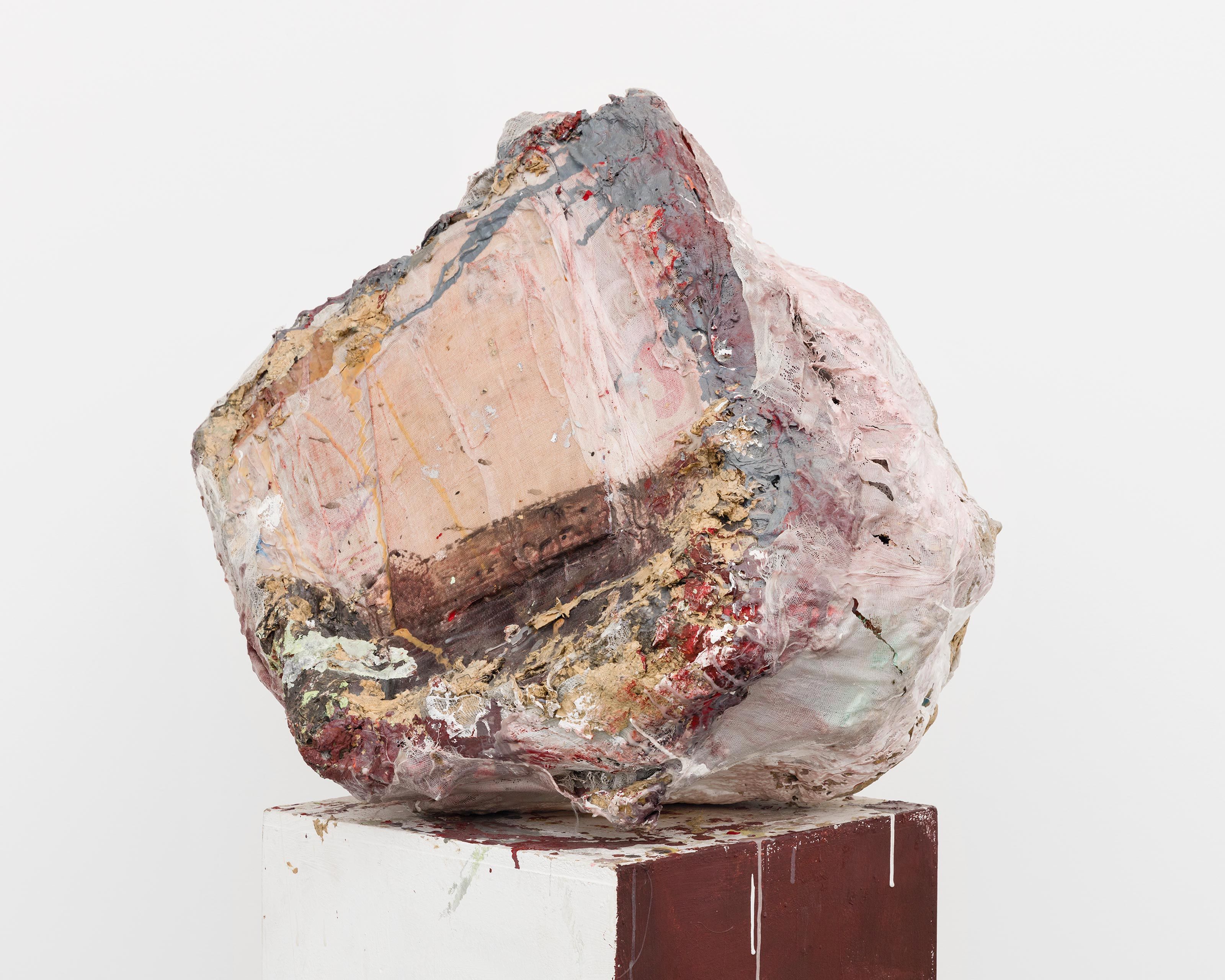A sculpture by Franz West, titled Ohne Titel, dated 1999.