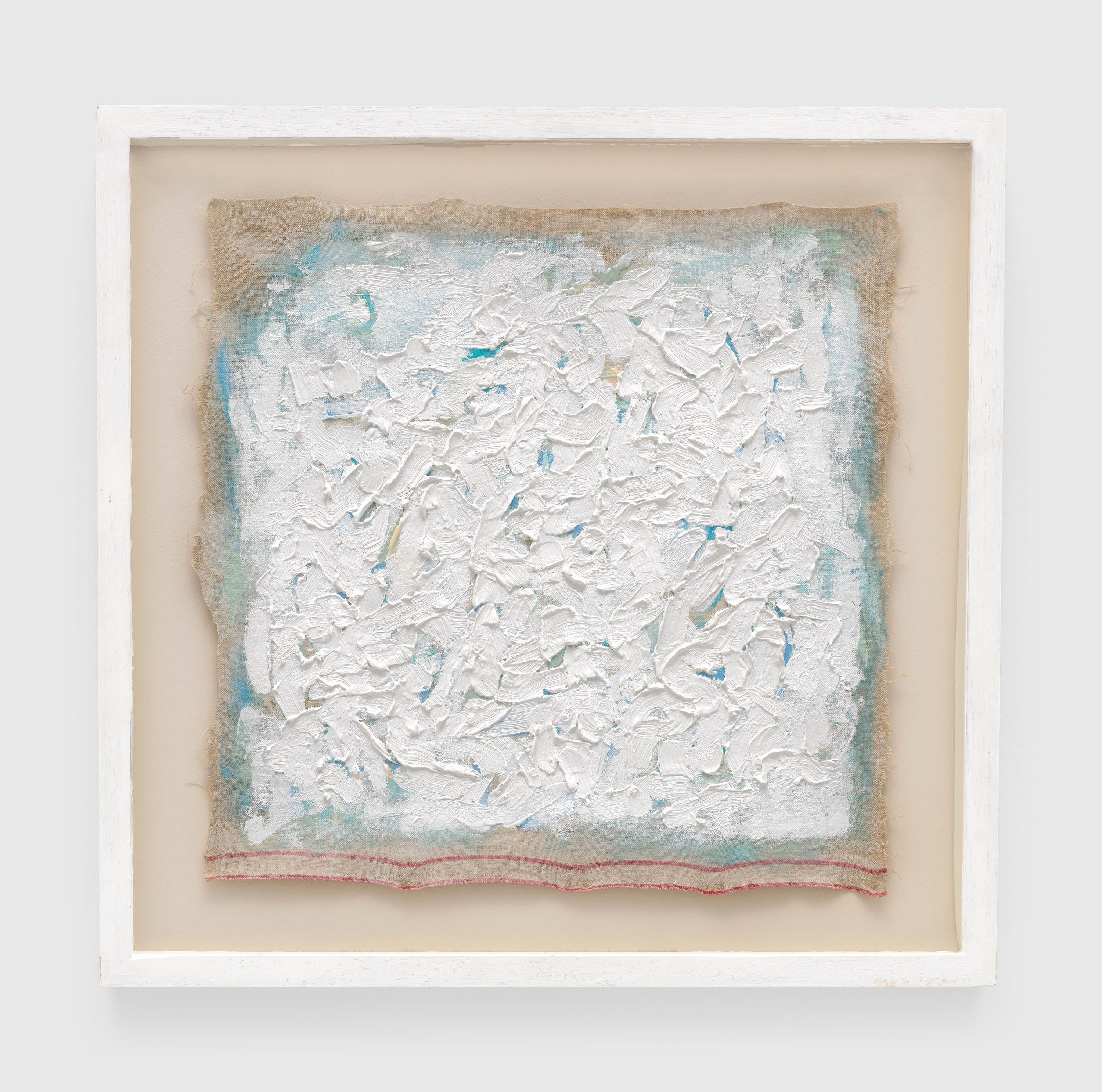 A painting by Robert Ryman, called Untitled #1005, dated 1962.
