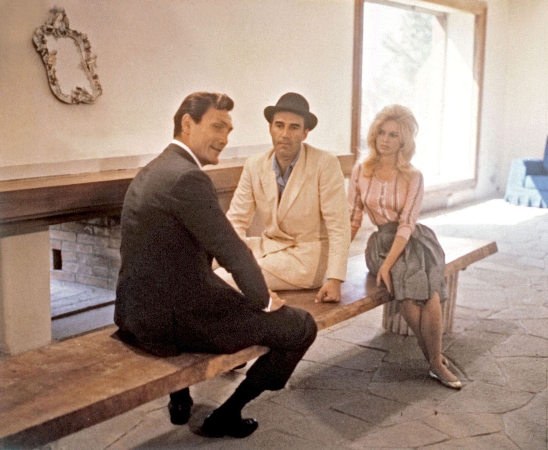 A film still from Le Mepris by Jean Luc Godard