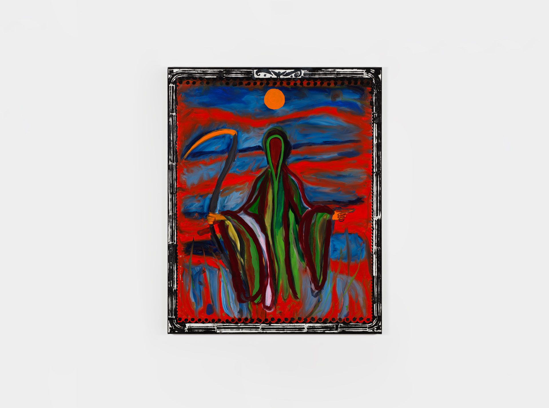 A painting by Josh Smith, titled Coming Home, dated 2018.