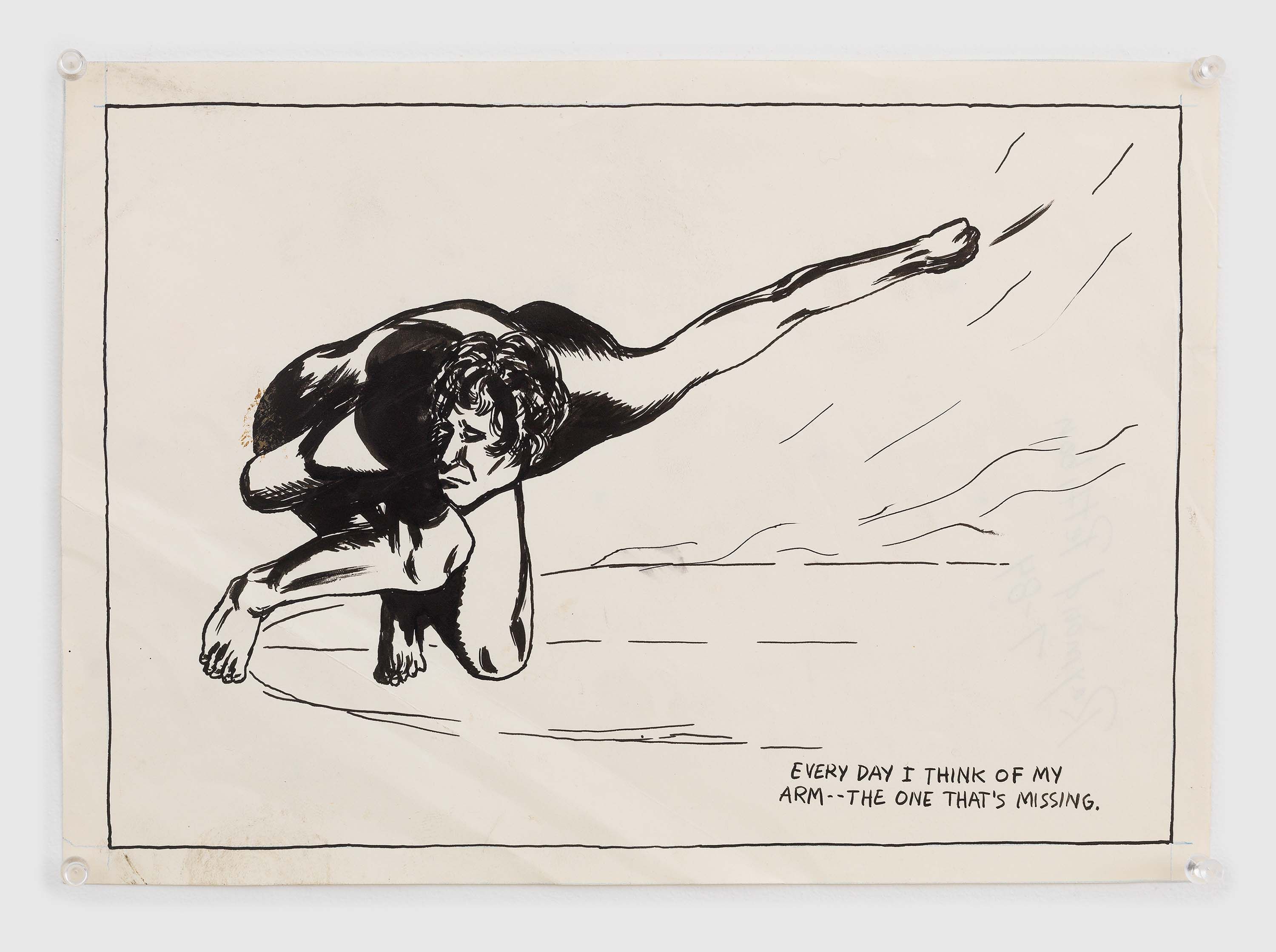 Raymond Pettibon: No Title (Every day I), 1984 | David Zwirner