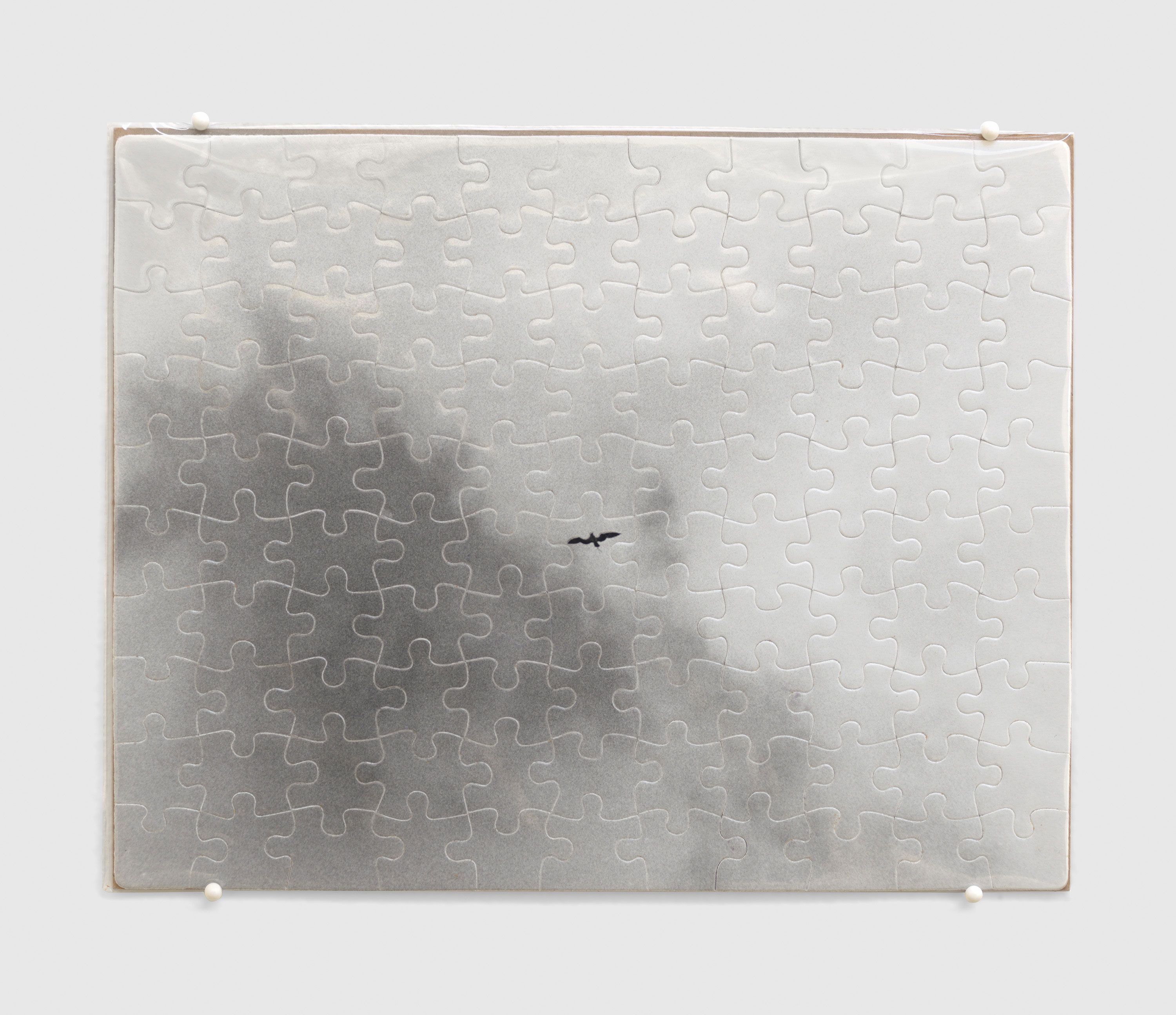An untitled C-print jigsaw puzzle in plastic bag by Felix Gonzalez-Torres, dated 1989.