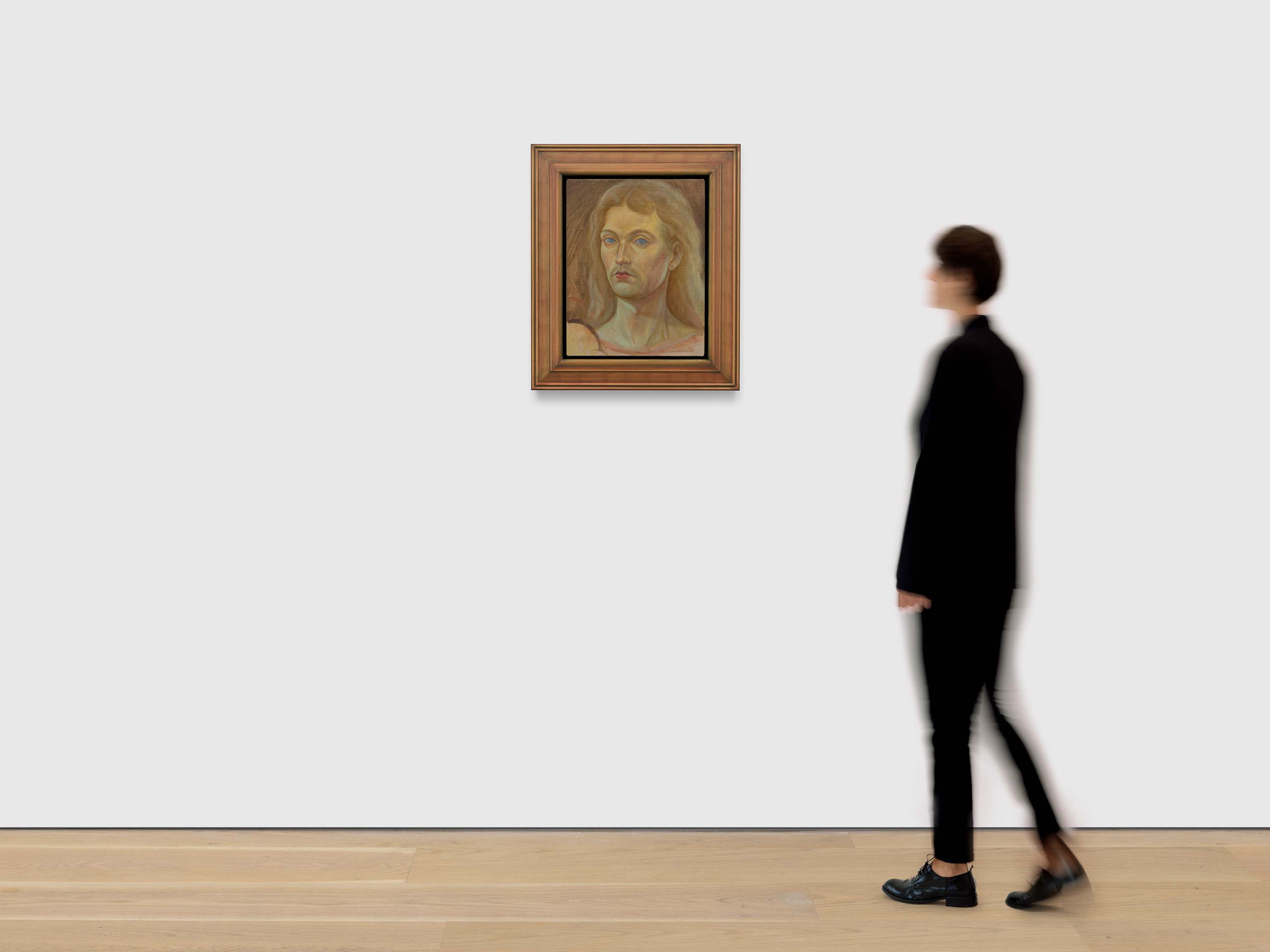 A painting by Steven Shearer, titled Pageant Judge, dated 2026.