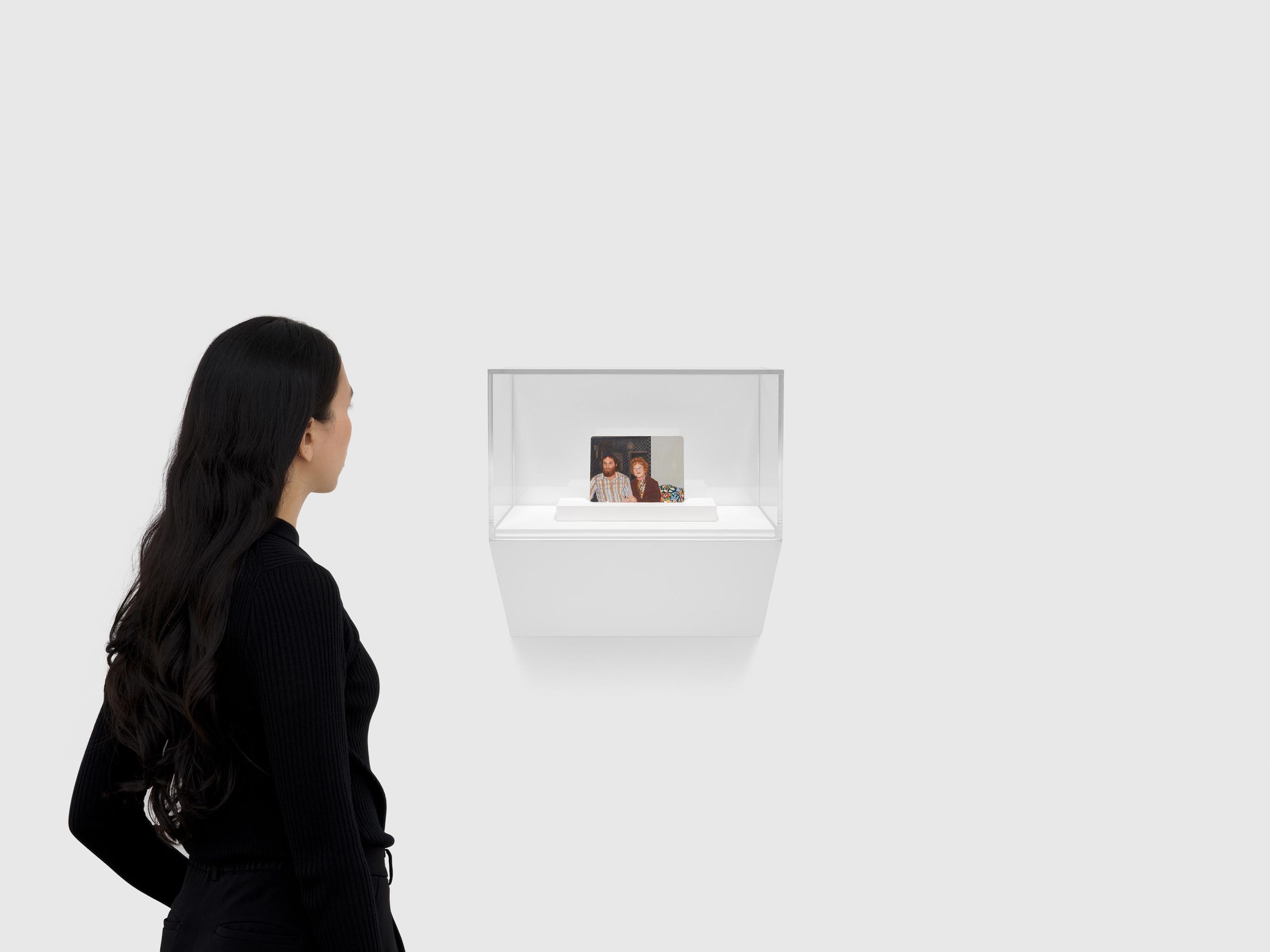 A painting by Elisheva Biernoff, titled Steven and Rose, dated 2011.