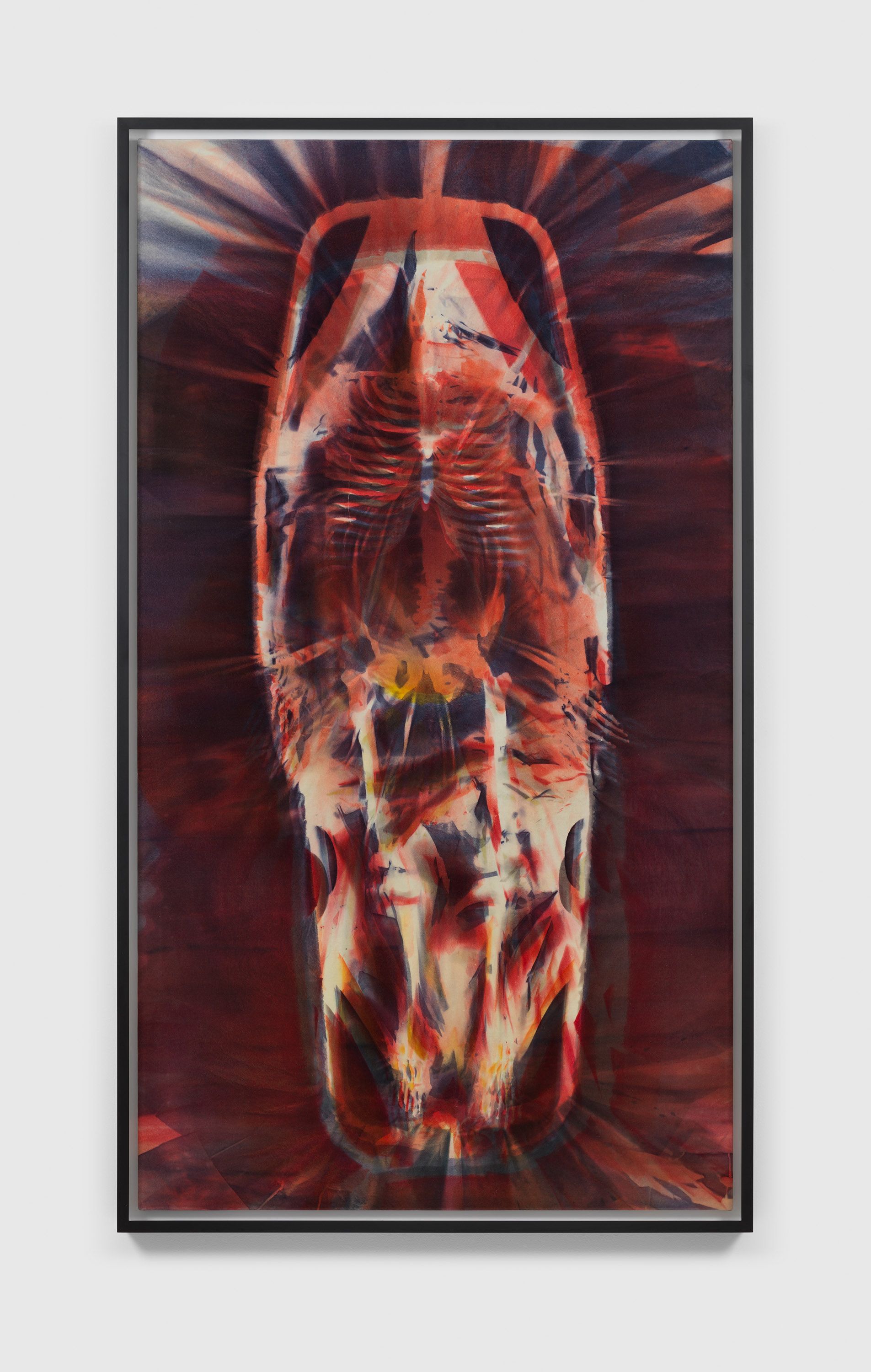 A mixed media artwork by Andra Ursuţa, titled Nocturnal Omission 2, 2021 to 2022.