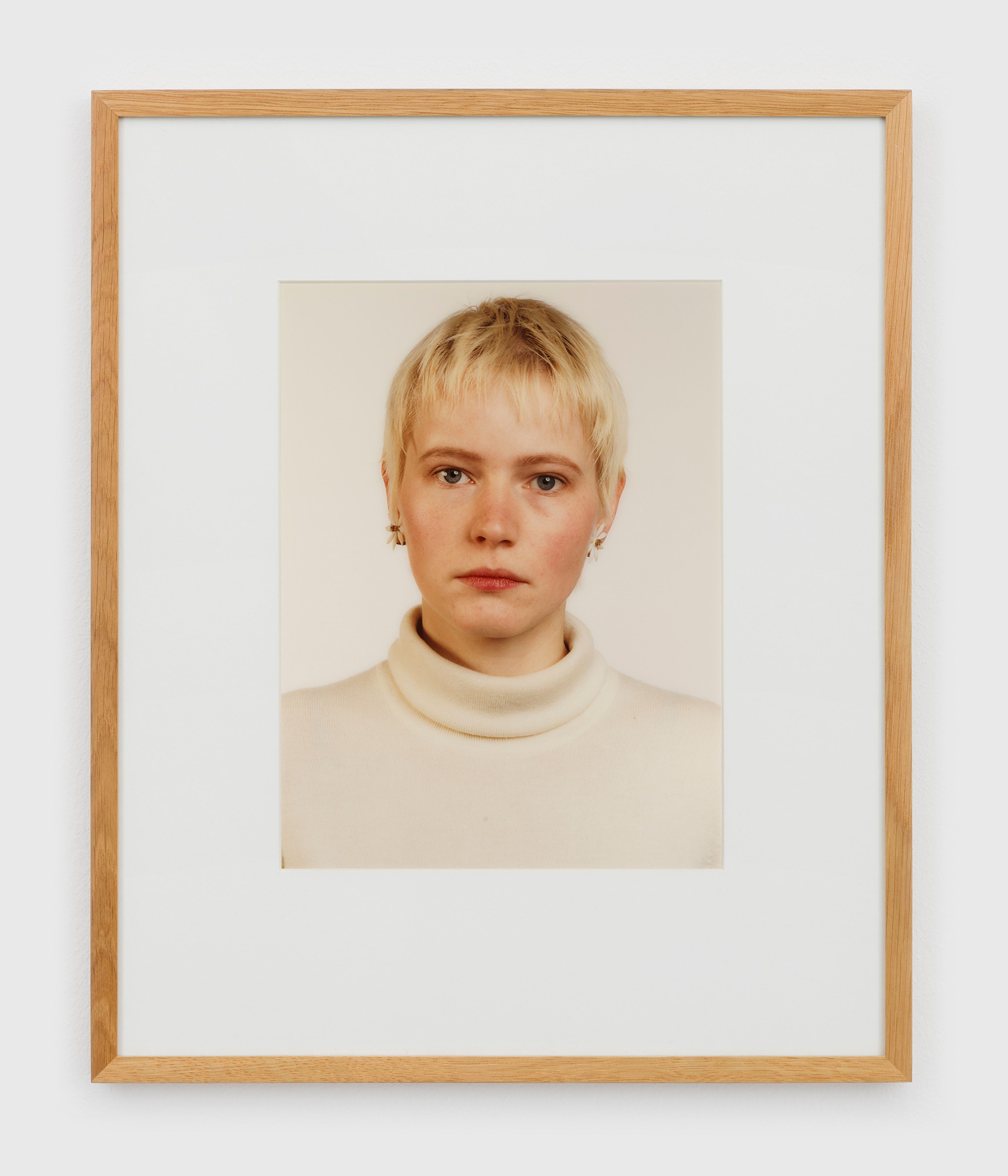 A chromogenic print by Thomas Ruff, titled Pörtrat (A. Kachold), dated 1987.