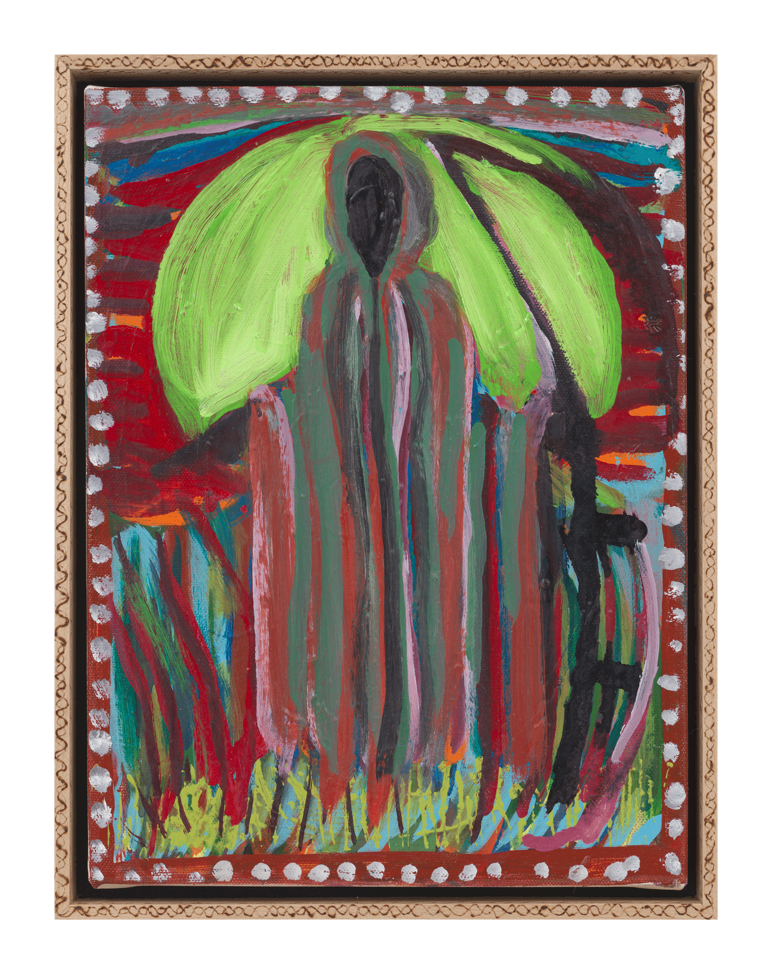 A painting by Josh Smith, titled Untitled, dated 2019