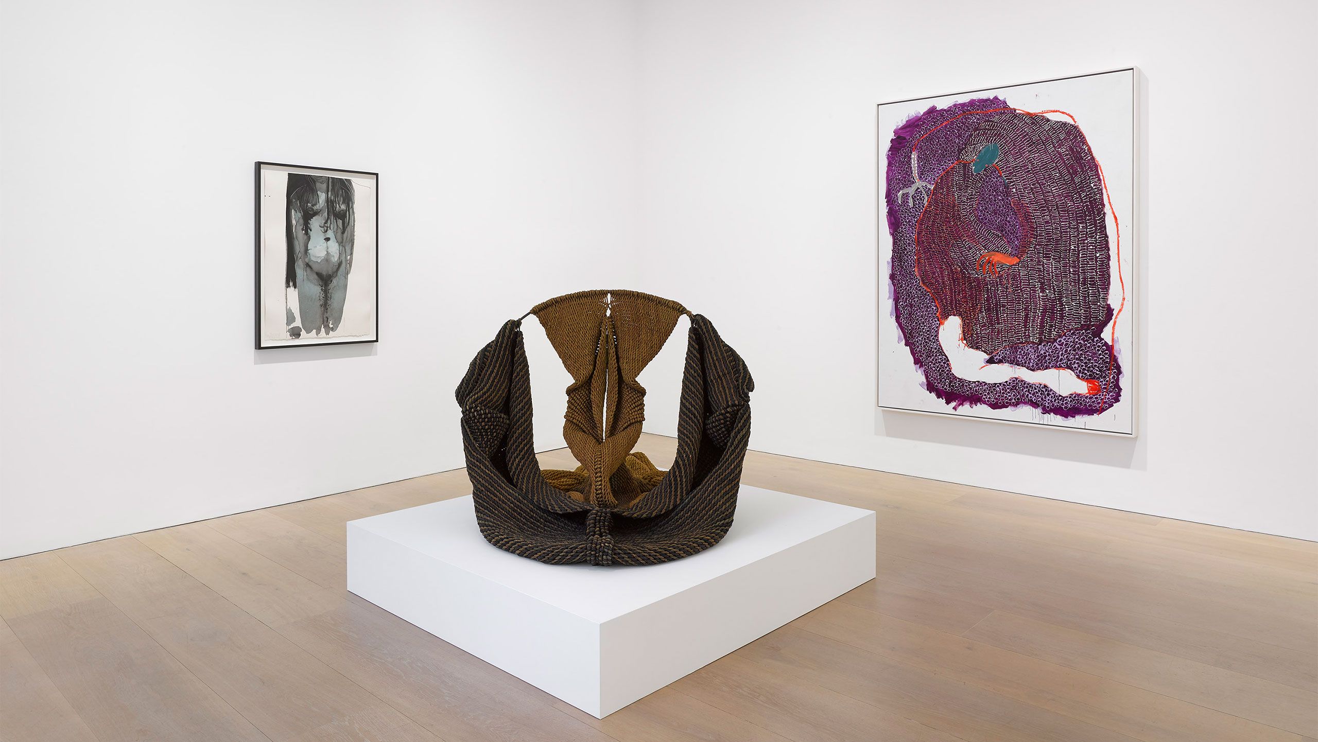 Installation view of Vessels, at David Zwirner, London, dated 2022