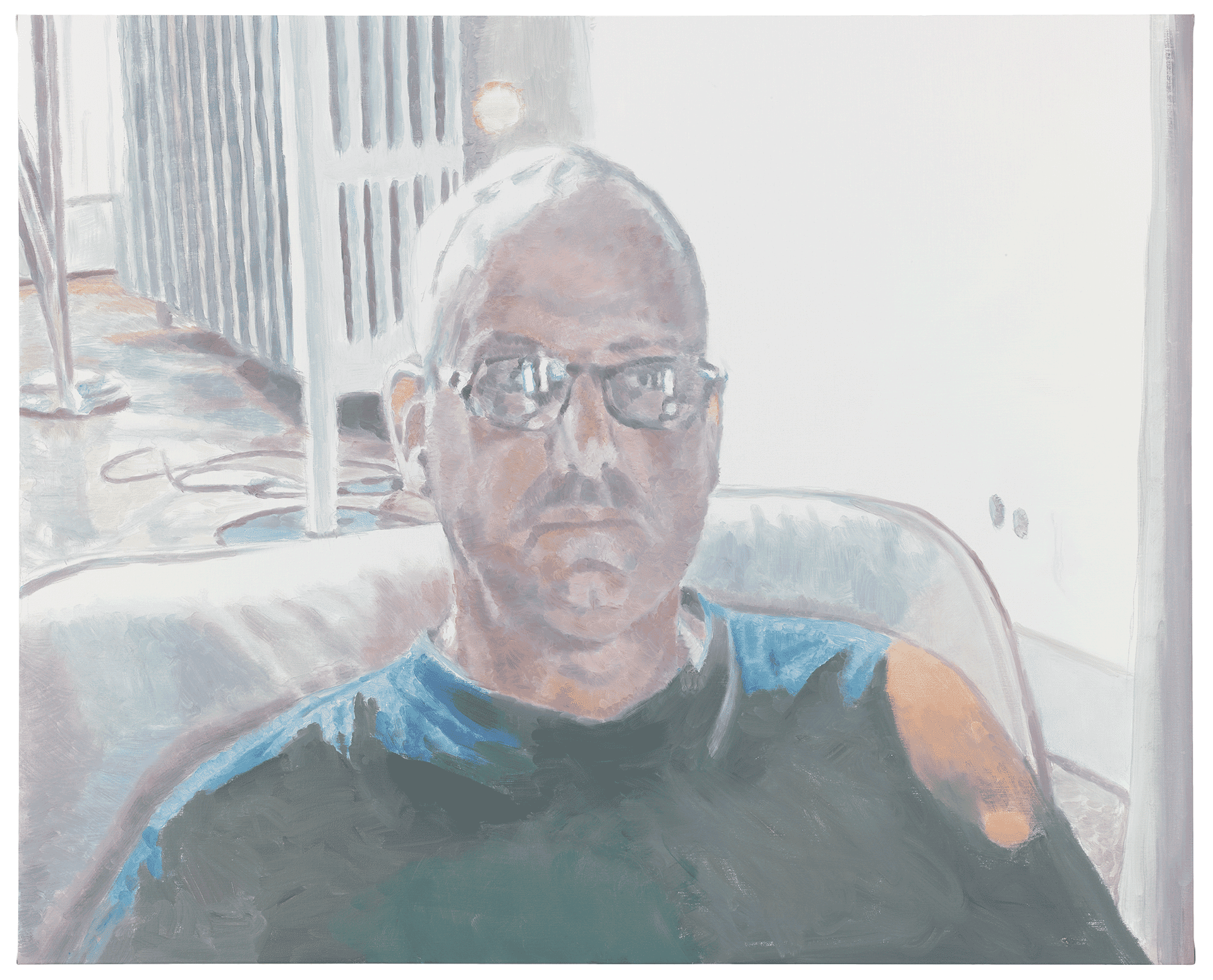 A painting by Luc Tuymans, titled Me, dated 2011.