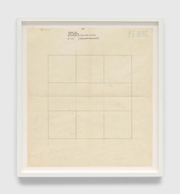 Ad Reinhardt — Printer's maquette for Untitled from X + X (Ten Works by Ten Painters)
