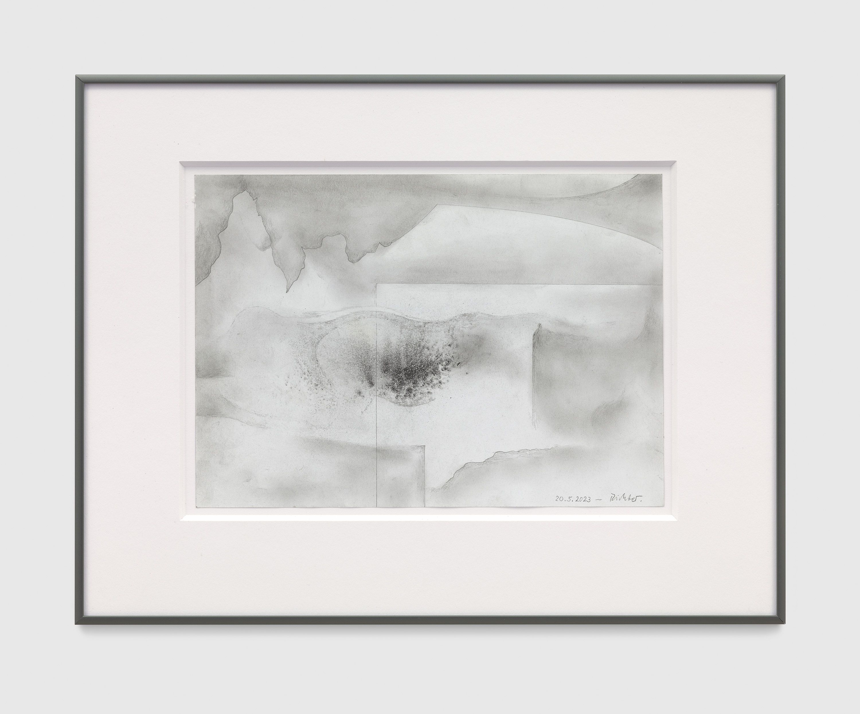 A drawing by Gerhard Richter, titled 20.5.2023, dated 2023.