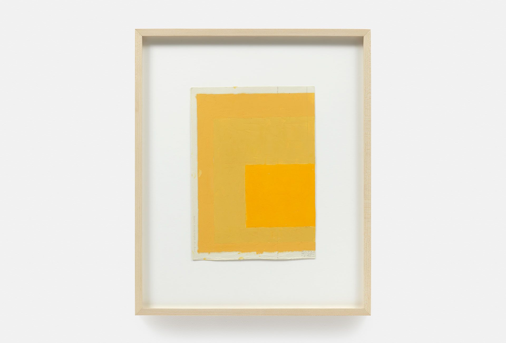 An undated work on paper by Josef Albers titled Study for Homage to the Square.