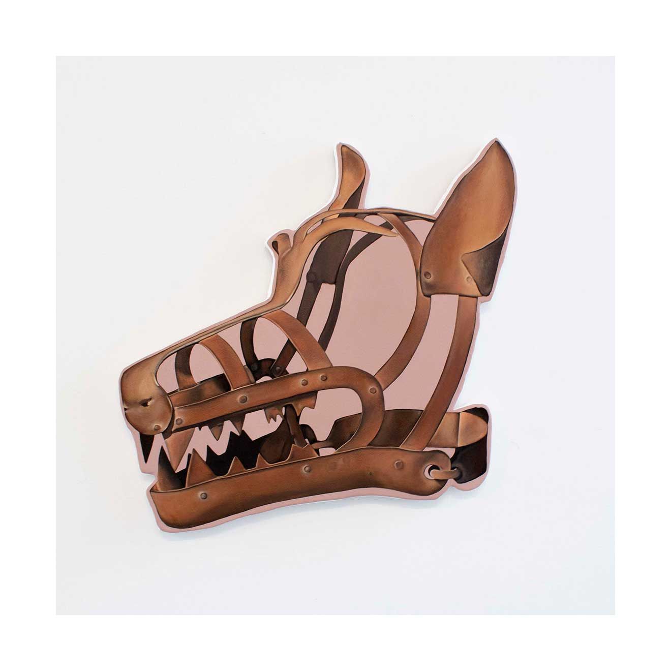 A work by Megan Marrin, titled Scold 3, dated 2019