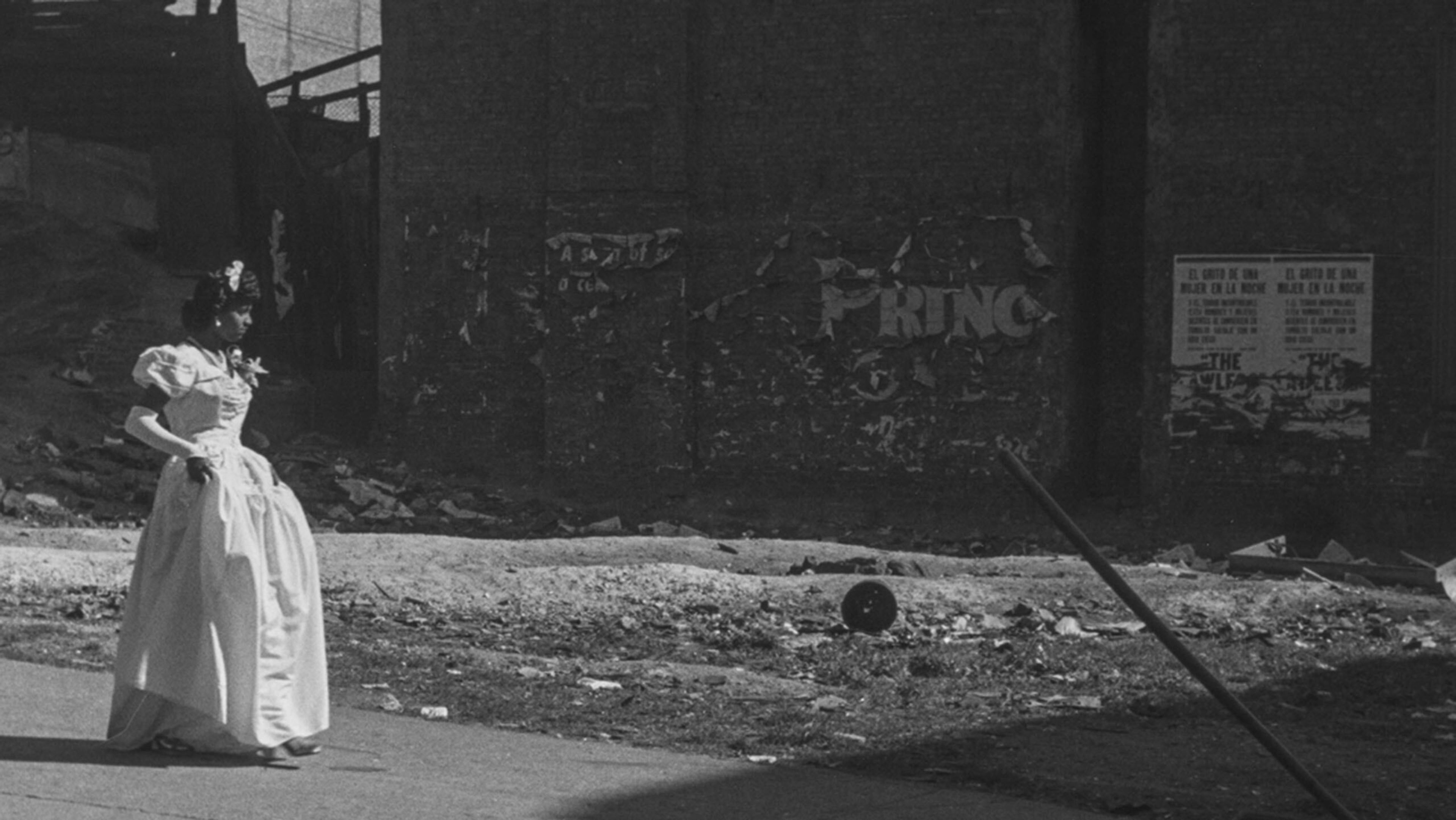 A detail from a photo by Roy DeCarava, titled Graduation, dated 1949.