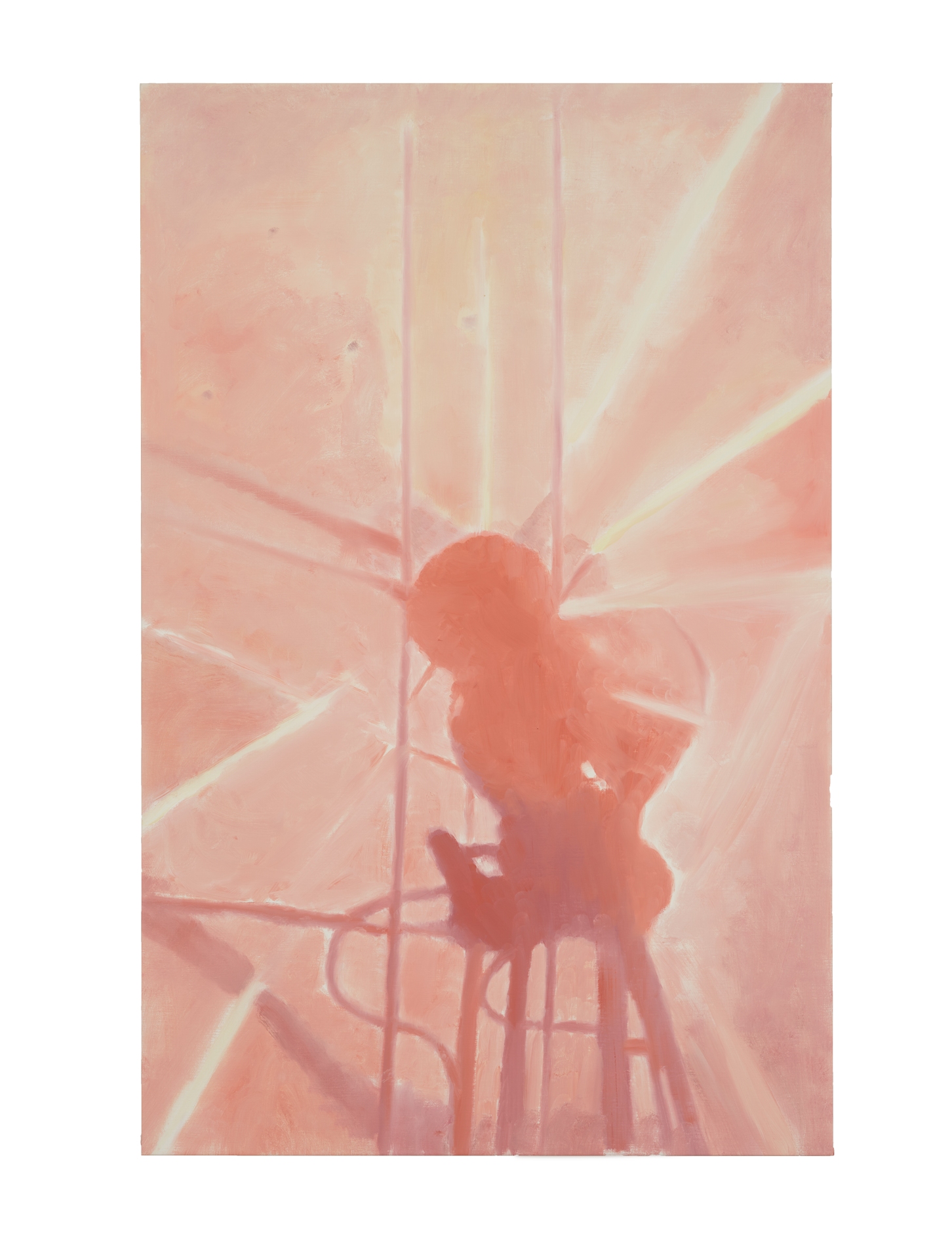 A painting by Luc Tuymans titled Projector, dated 2019.