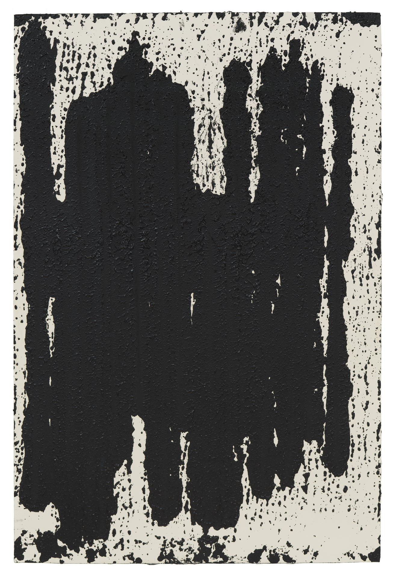 A drawing by Richard Serra, titled Orchard Street #1, dated 2018.