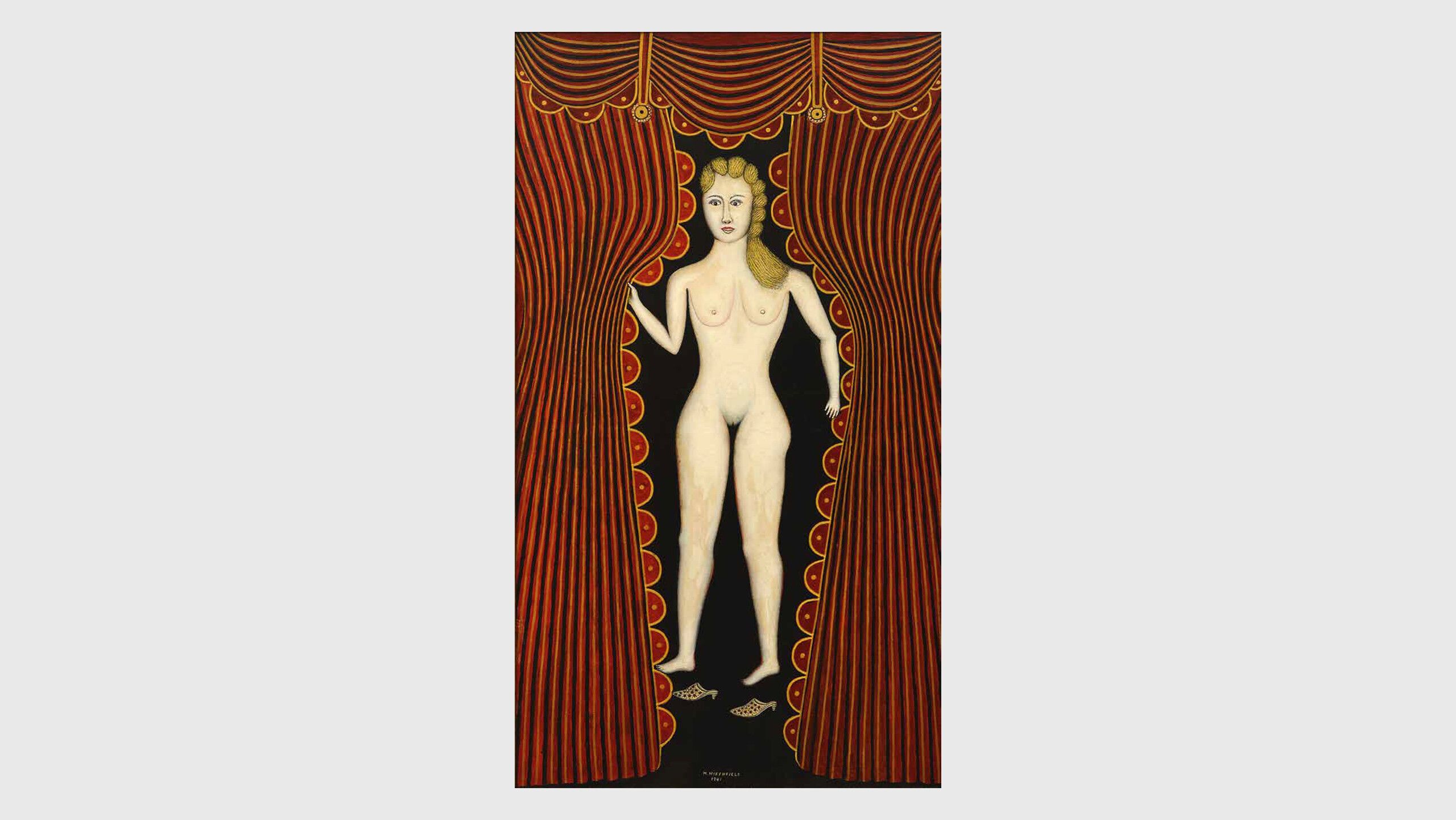 Morris Hirshfield, Nude at the Window, 1941. Collection of Carroll Janis