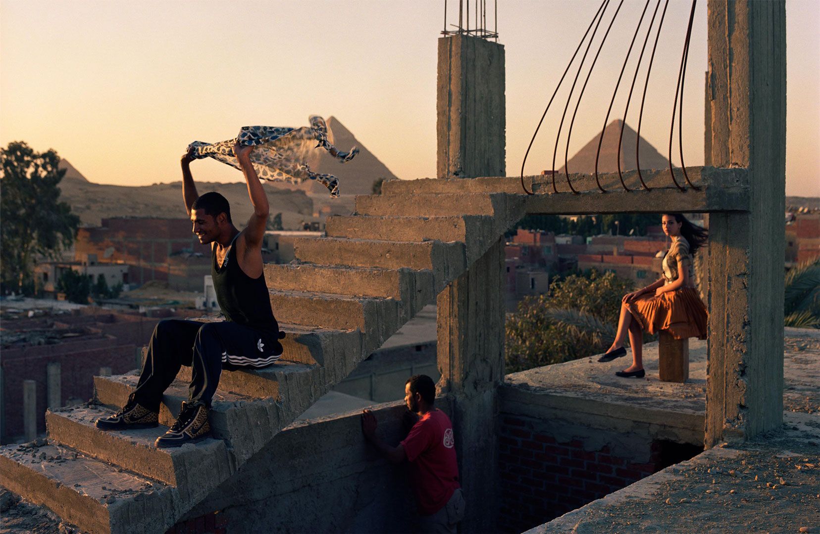 A photograph by Philip-Lorca diCorcia, titled W, May 2008, #16, dated 2008.