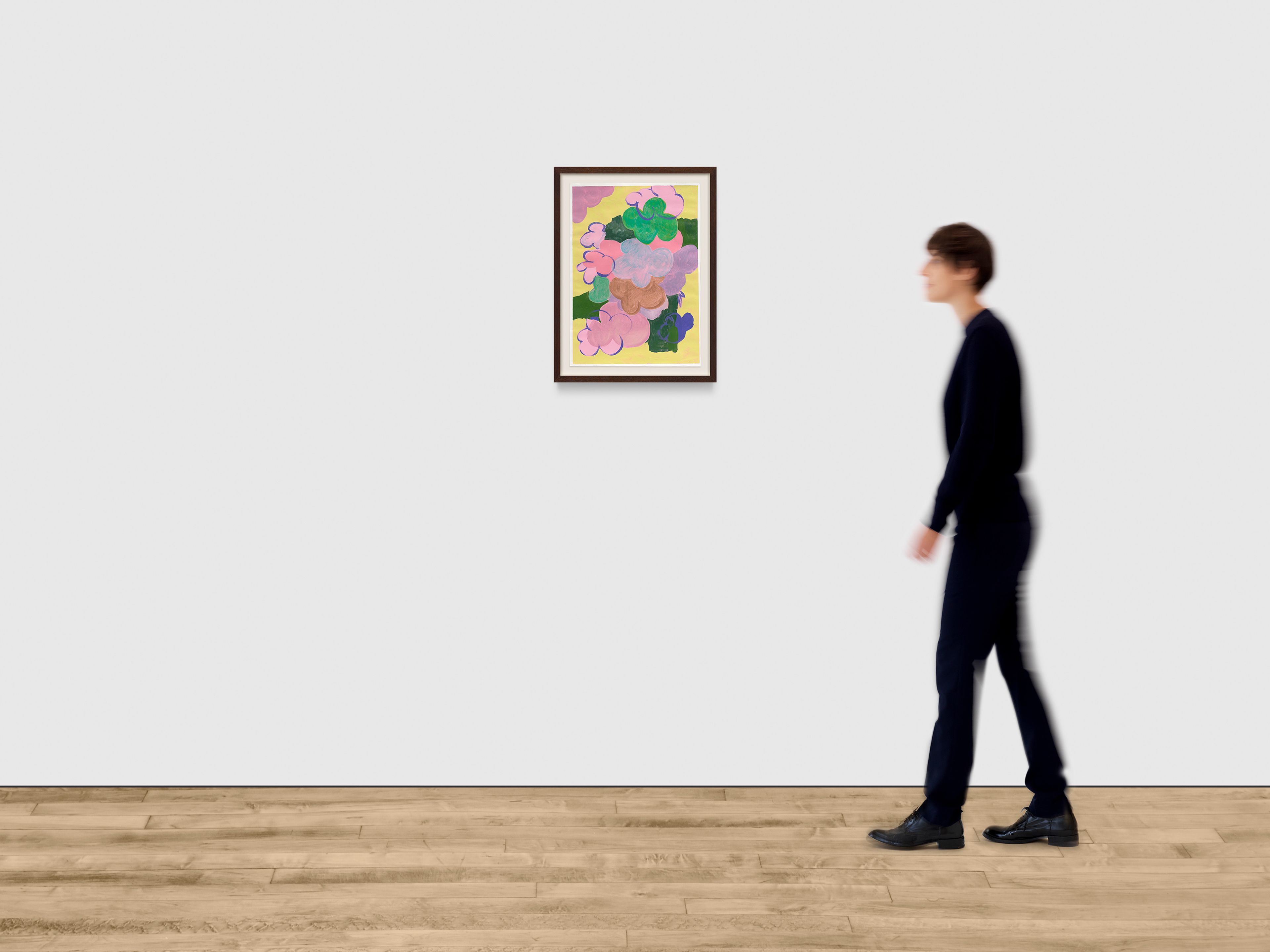 A work on paper by EJ Hill, titled Wait for Me, dated 2025.