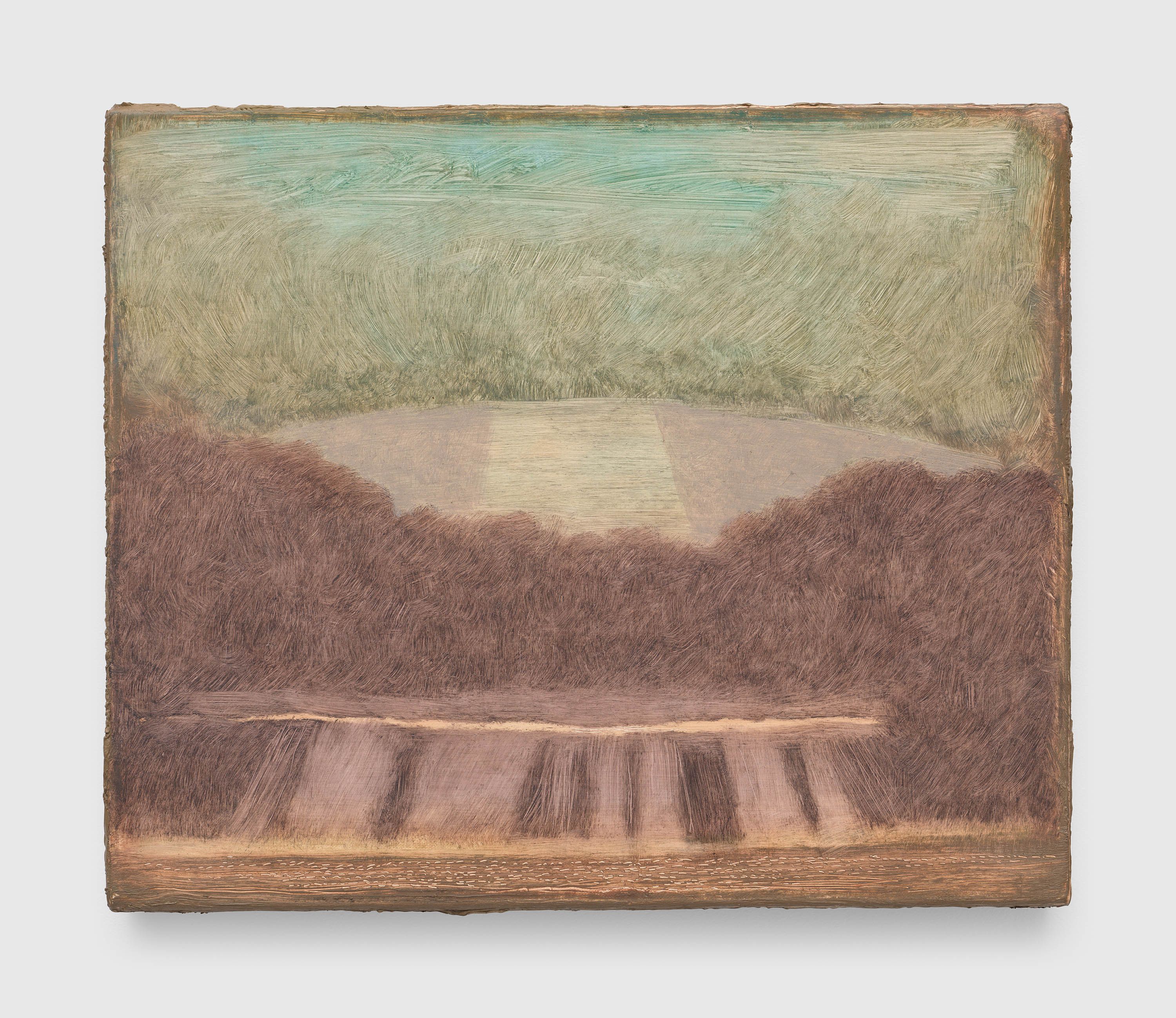 A painting by Lucas Arruda, called Untitled (from the Deserto-Modelo series), dated 2024.