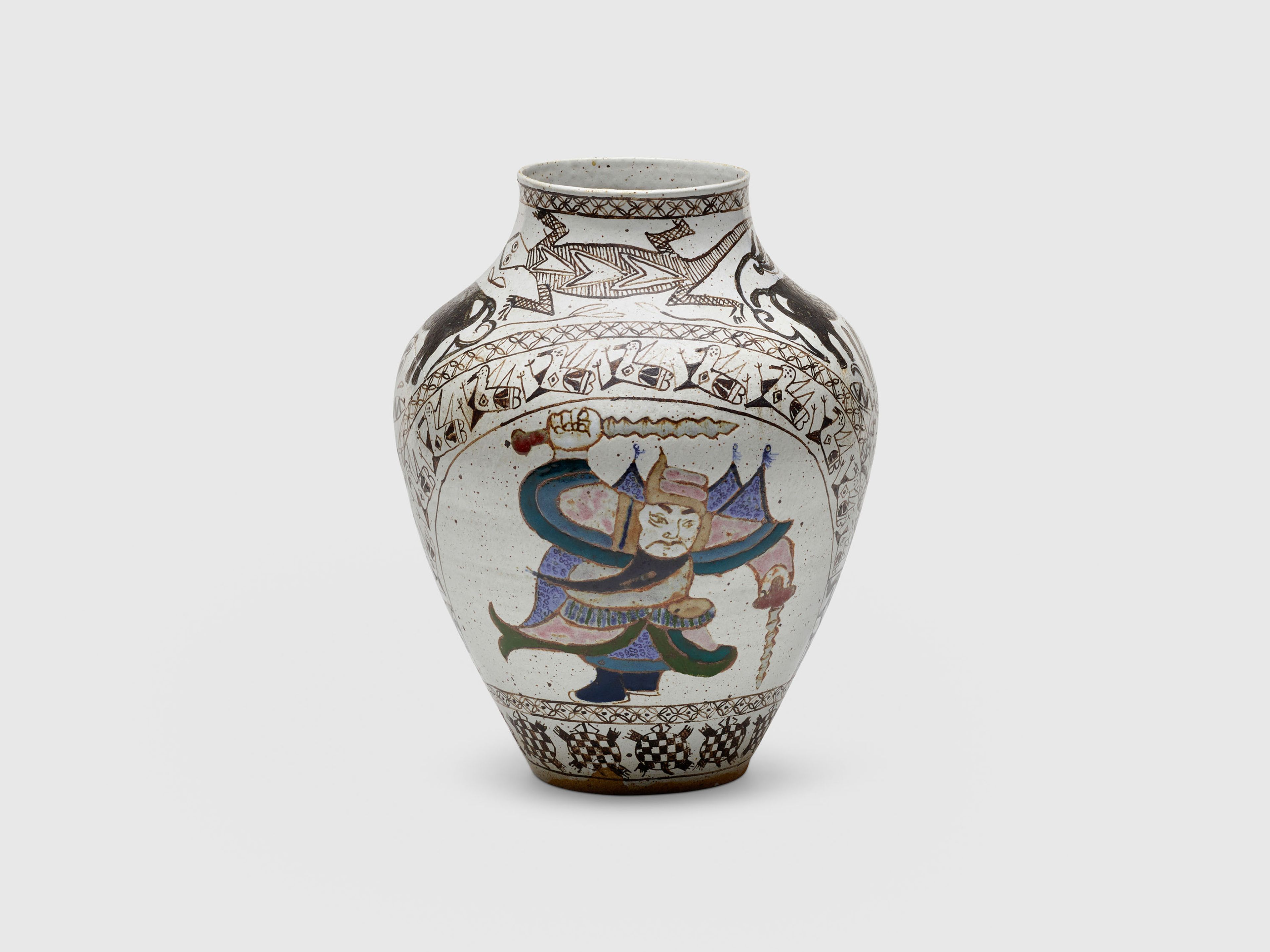 An untitled sculpture by Magdalena Suarez Frimkess and Michael Frimkess, dated 1985.