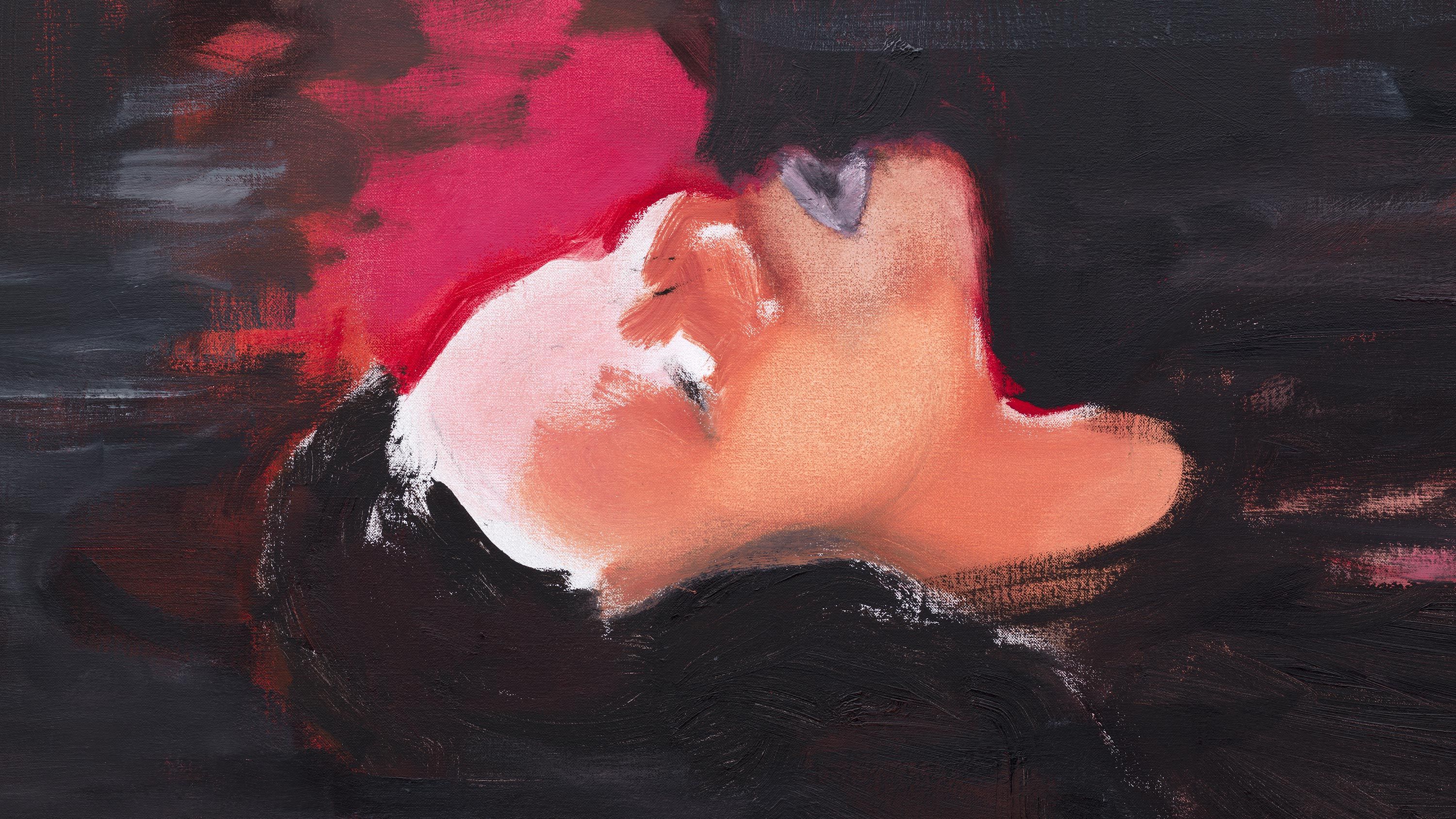 Marlene Dumas, Red Moon, 2007 (detail)