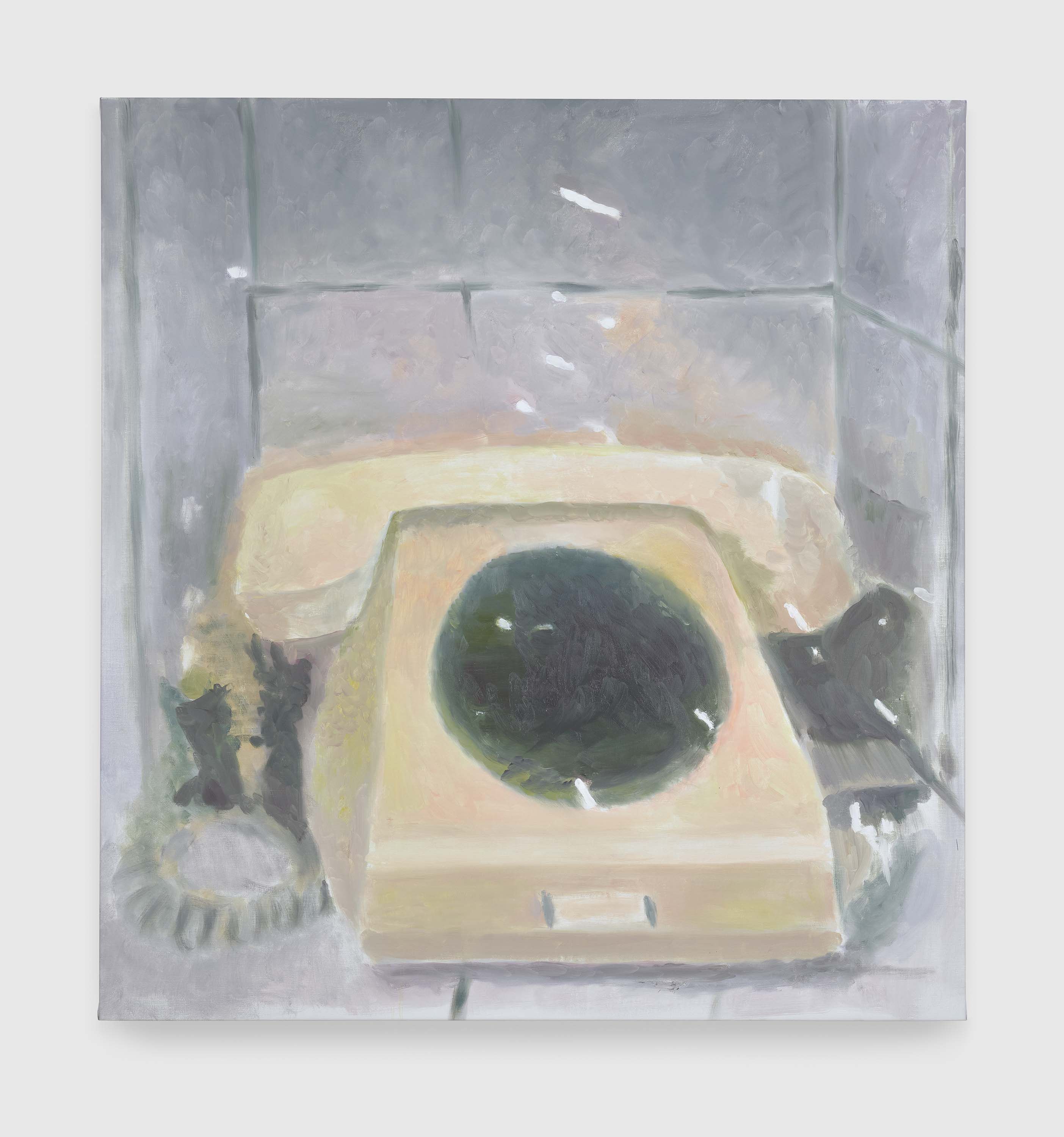 A painting by Luc Tuymans, titled Vilnius, dated 2023.