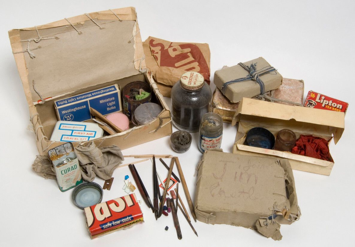 A photograph of James Castles tools