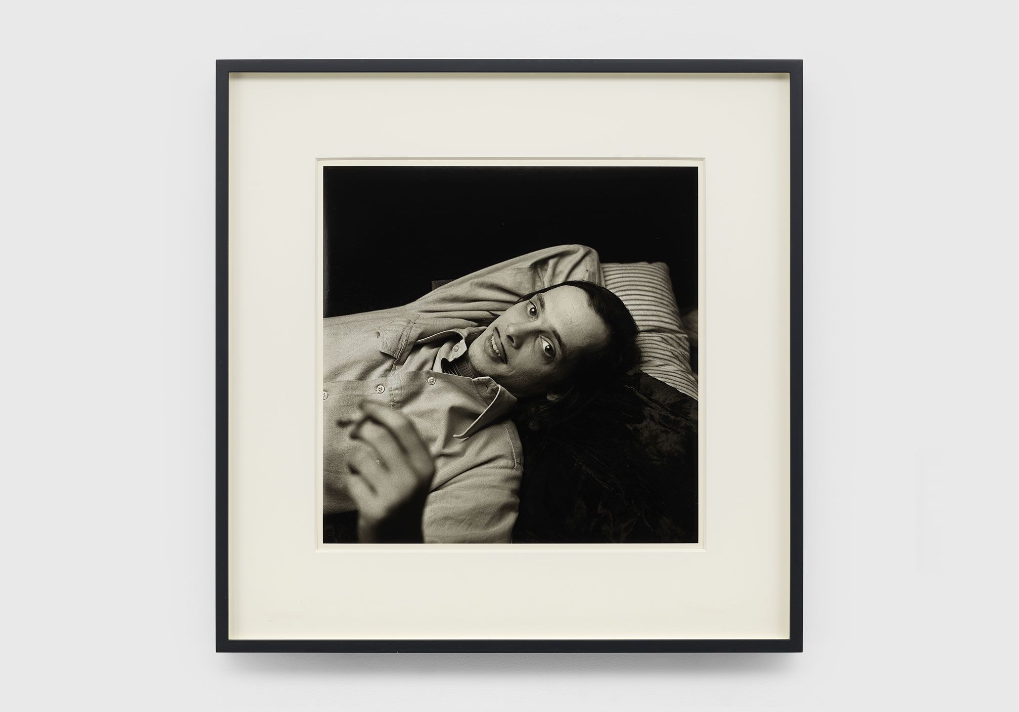 A pigment print by Peter Hujar, titled John Waters (I), dated 1975.