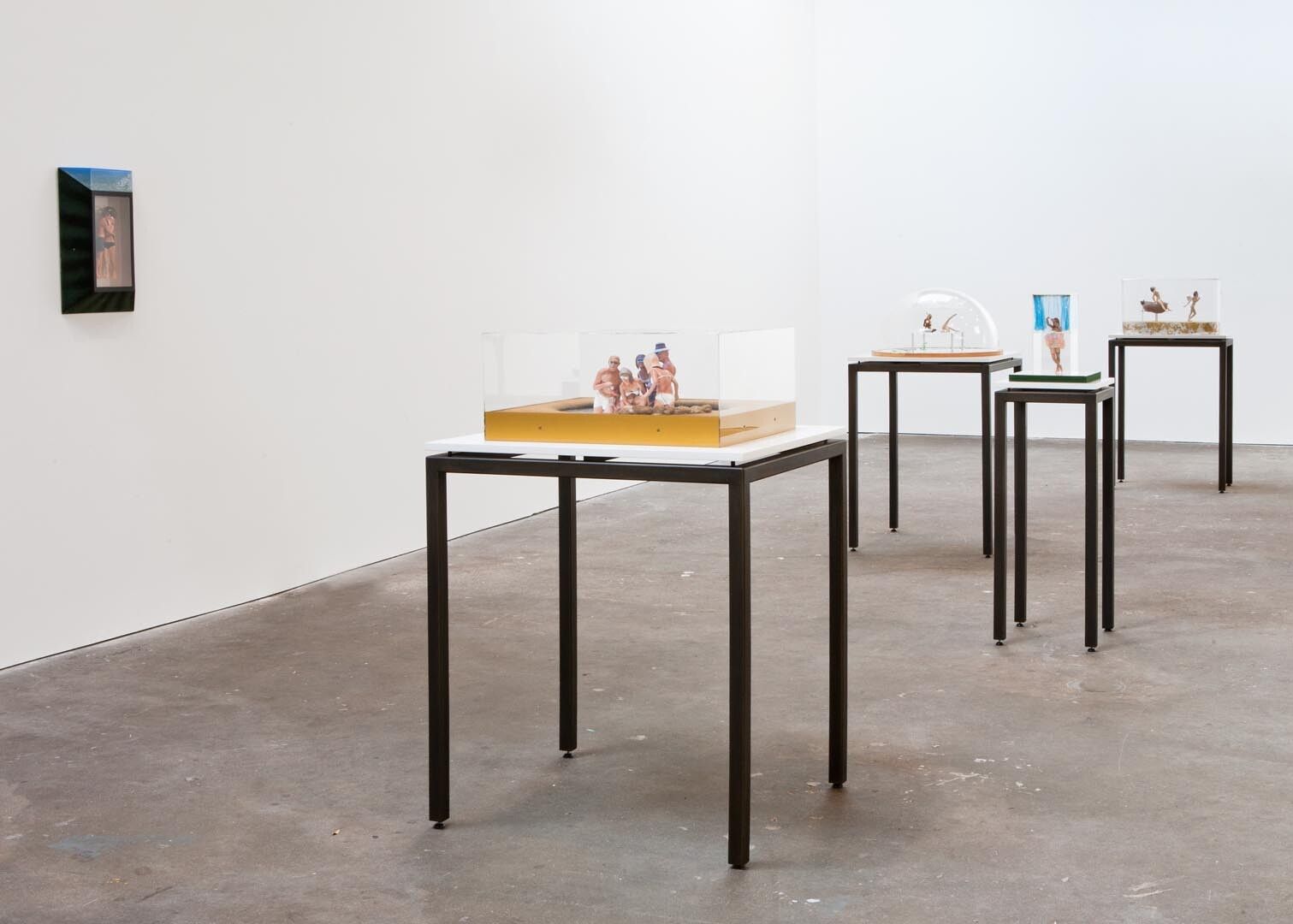 Installation view of the exhibition Robert Graham: Early Work 1963 to 1973, at David Zwirner in New York, dated 2011.