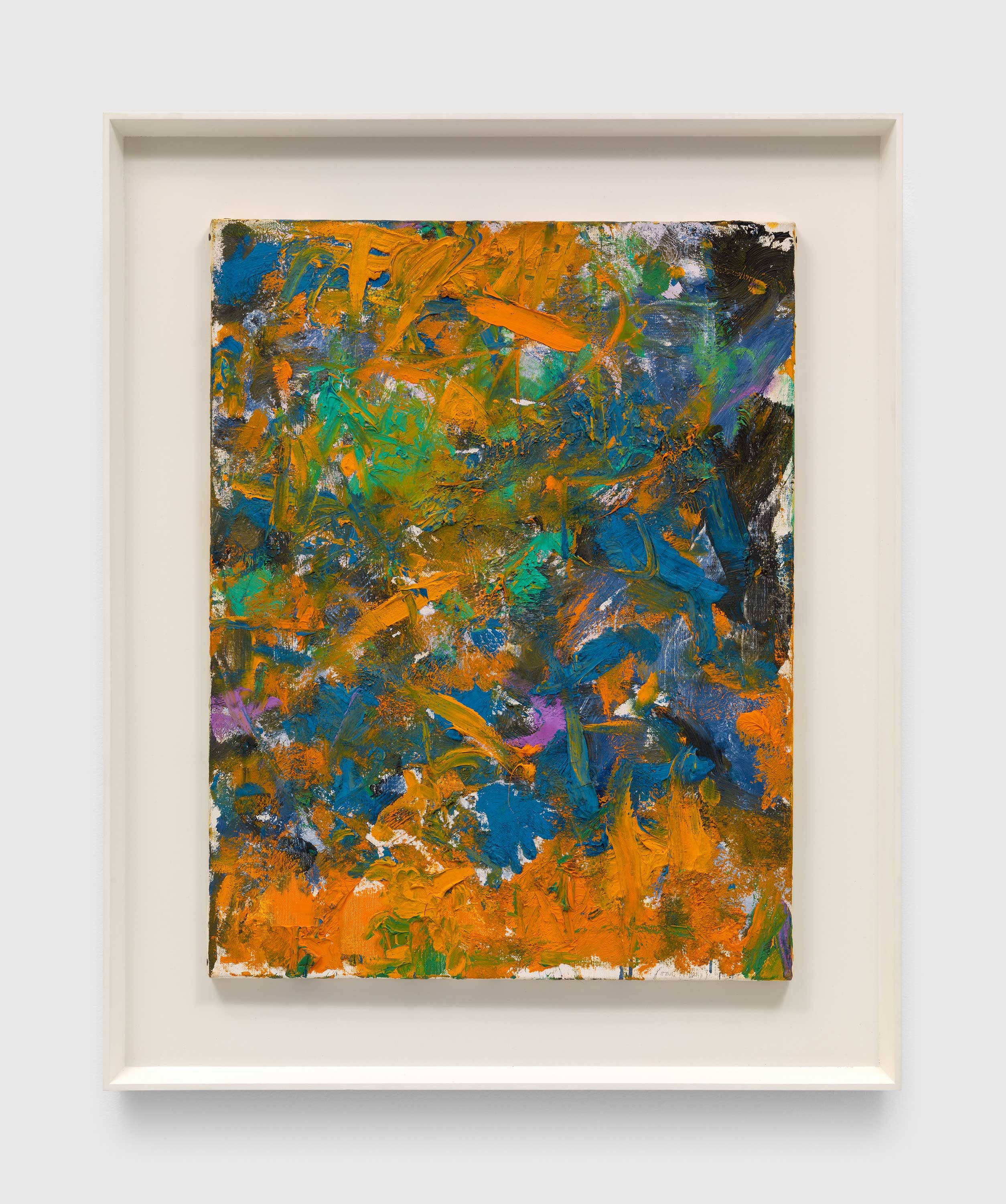 An untitled painting by Joan Mitchell, dated 1980.