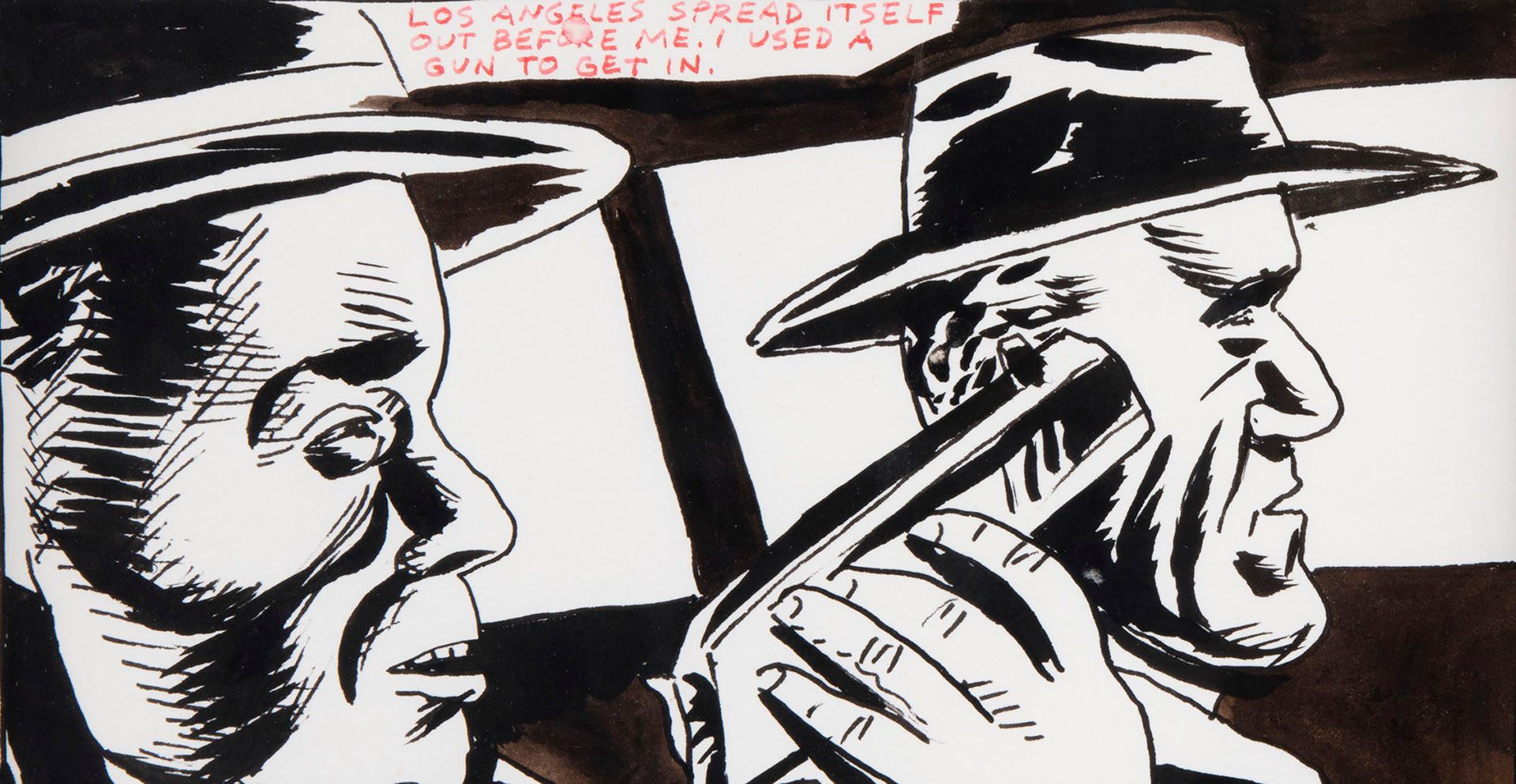 Raymond Pettibon drawing