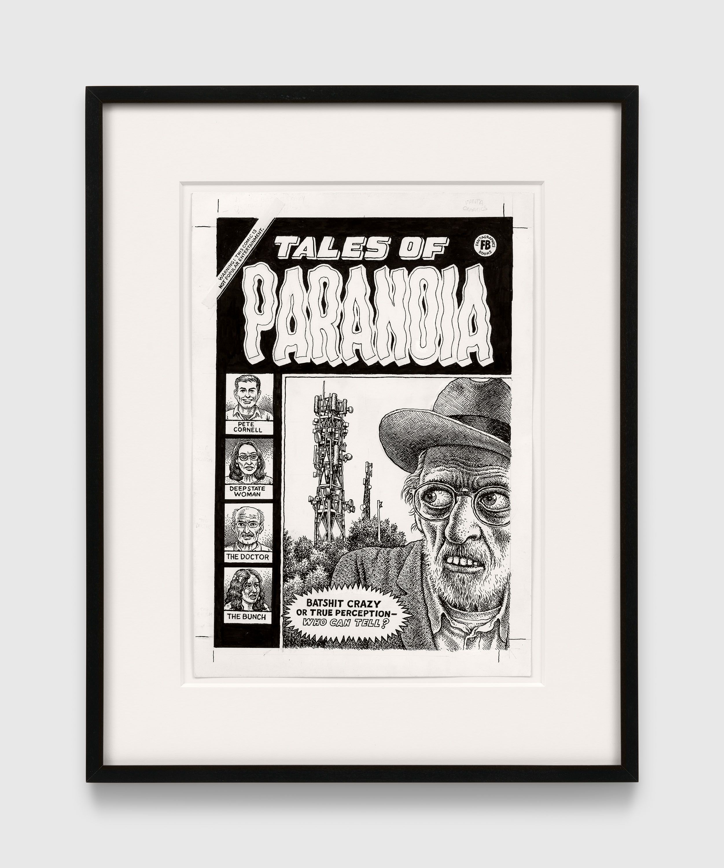 R. Crumb: Cover: Tales of Paranoia, 2025 | David Zwirner