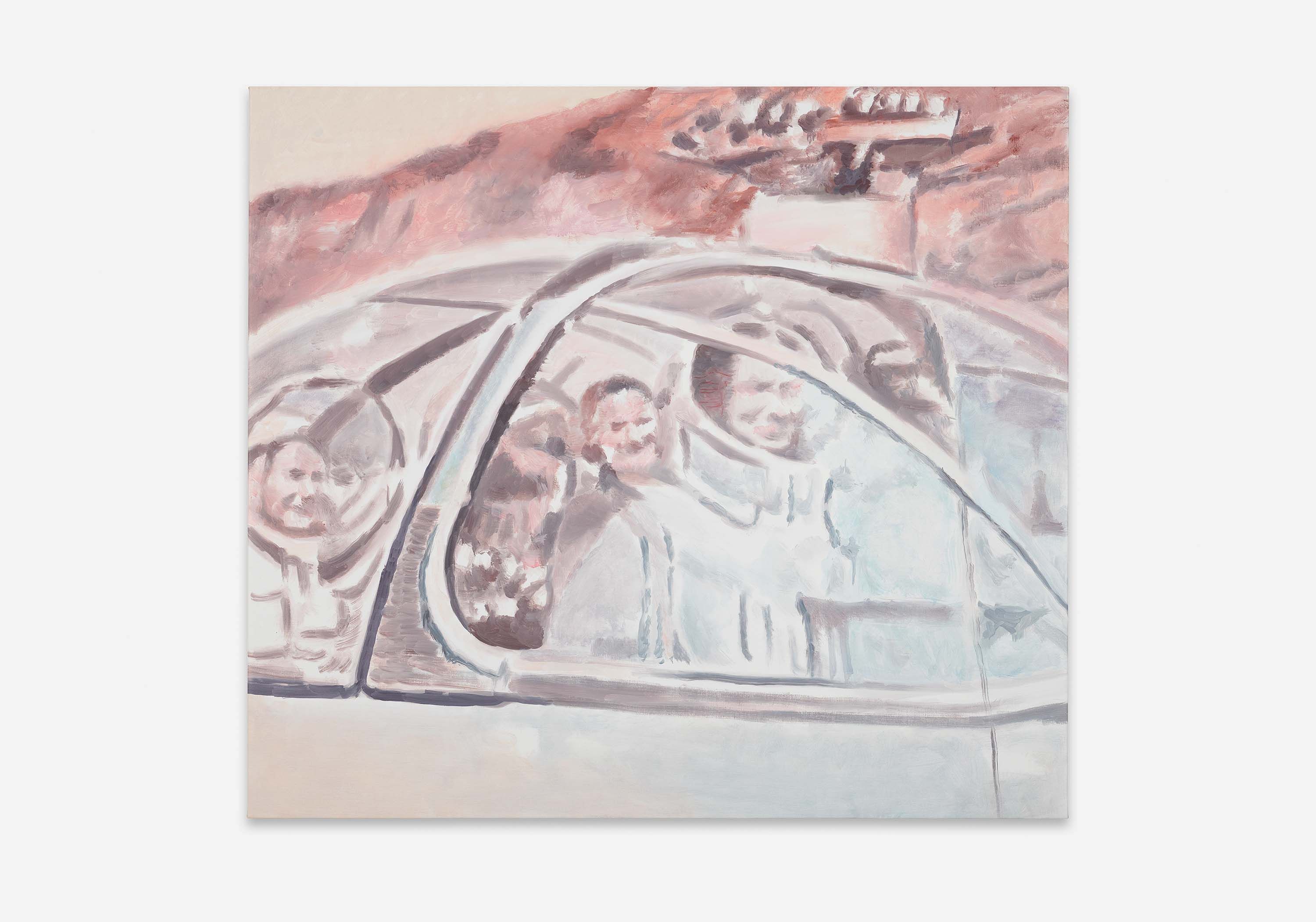 A painting by Luc Tuymans, titled Stormy Planet, dated 2021.