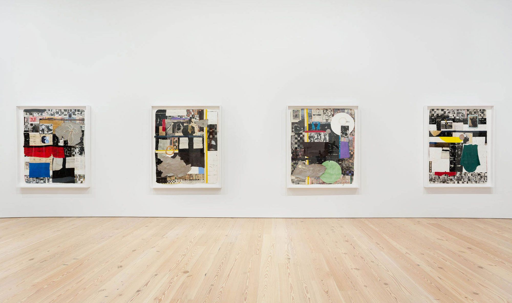 An installation view of the Whitney Biennial in New York, dated 2019.