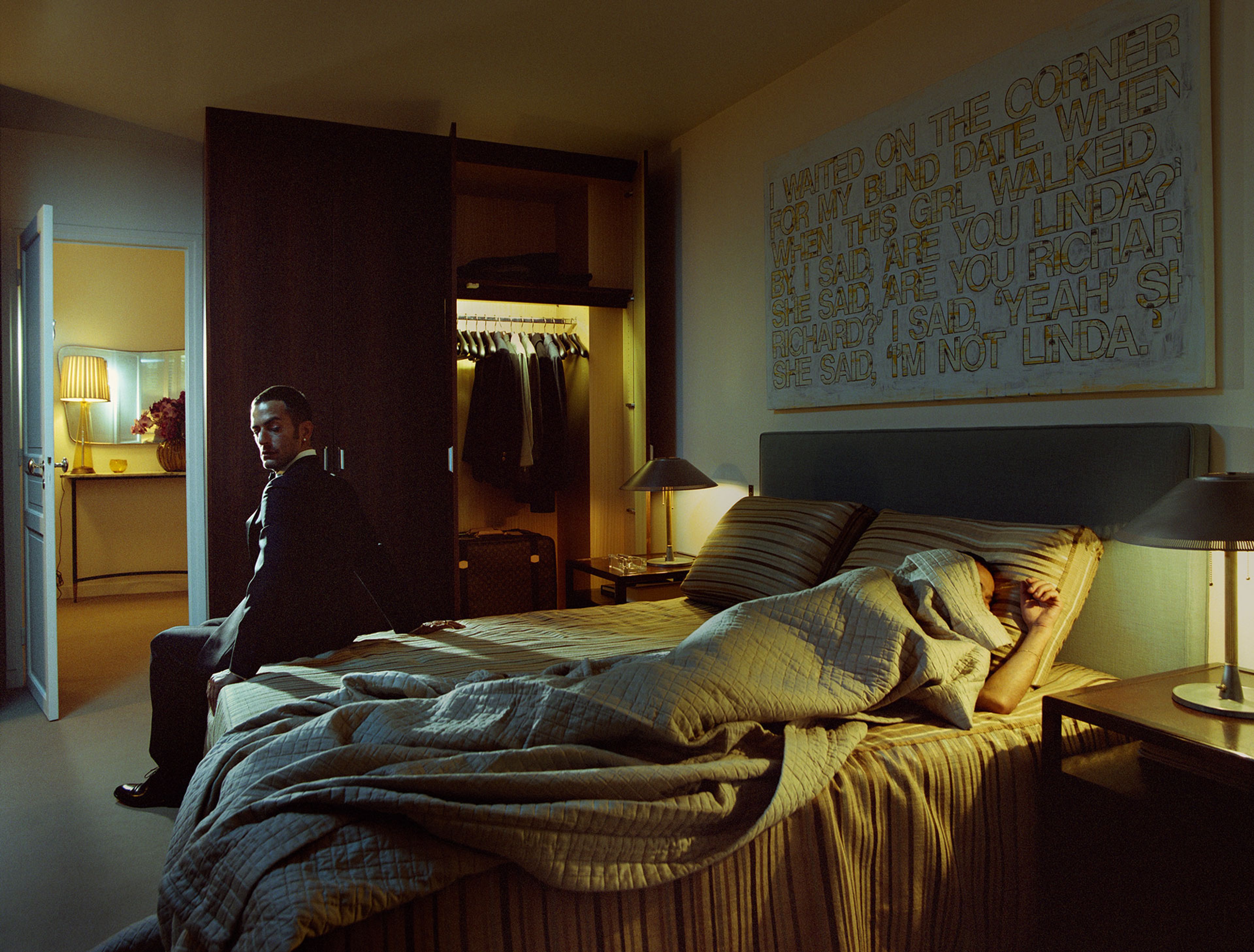 A photograph by Philip-Lorca diCorcia titled W, November 2007, #6, dated 2007.