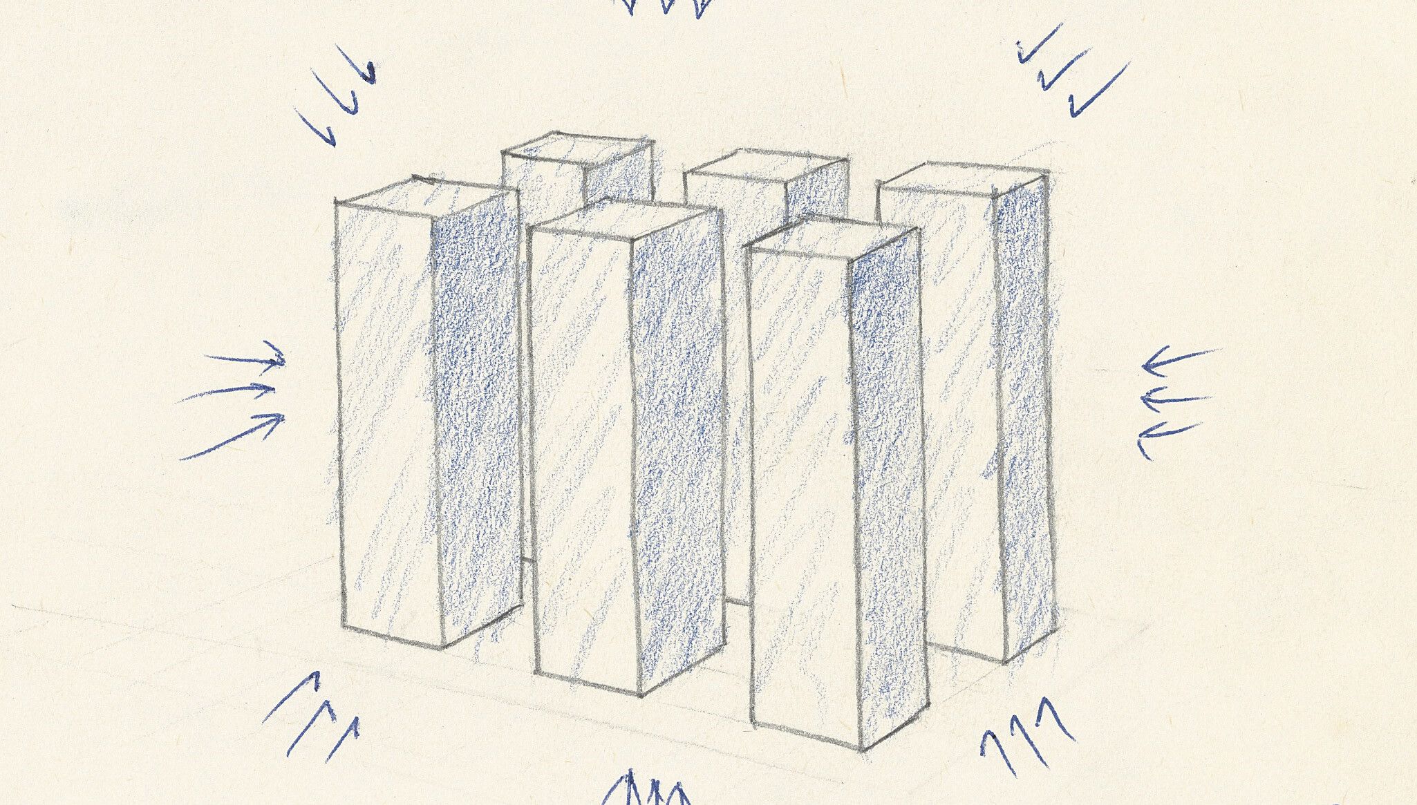 John McCracken sketchbook