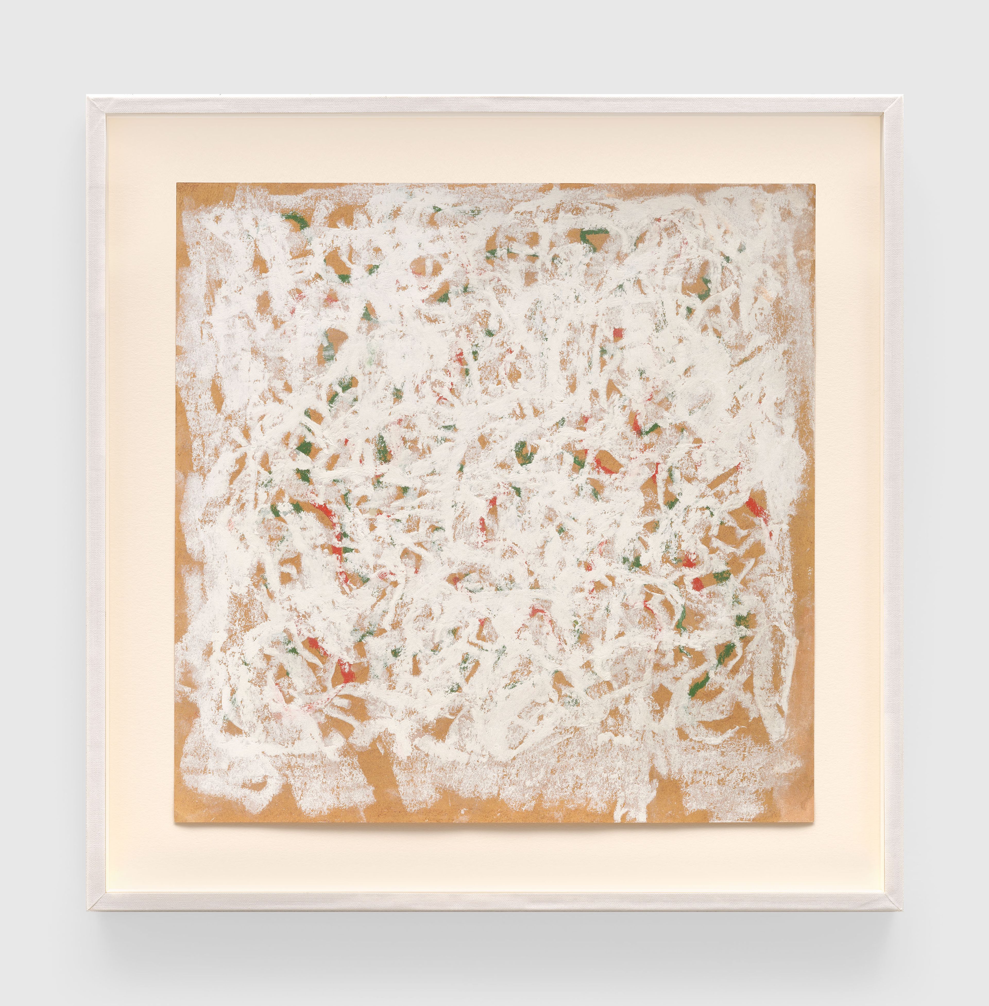 An untitled work on paper by Robert Ryman, dated circa 1960 to 1962.