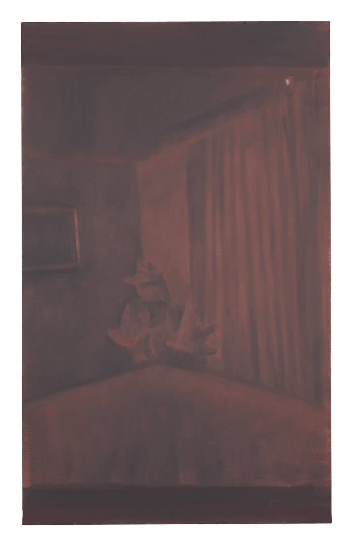 A painting by Luc Tuymans, titled The Queen's Room, dated 2020.