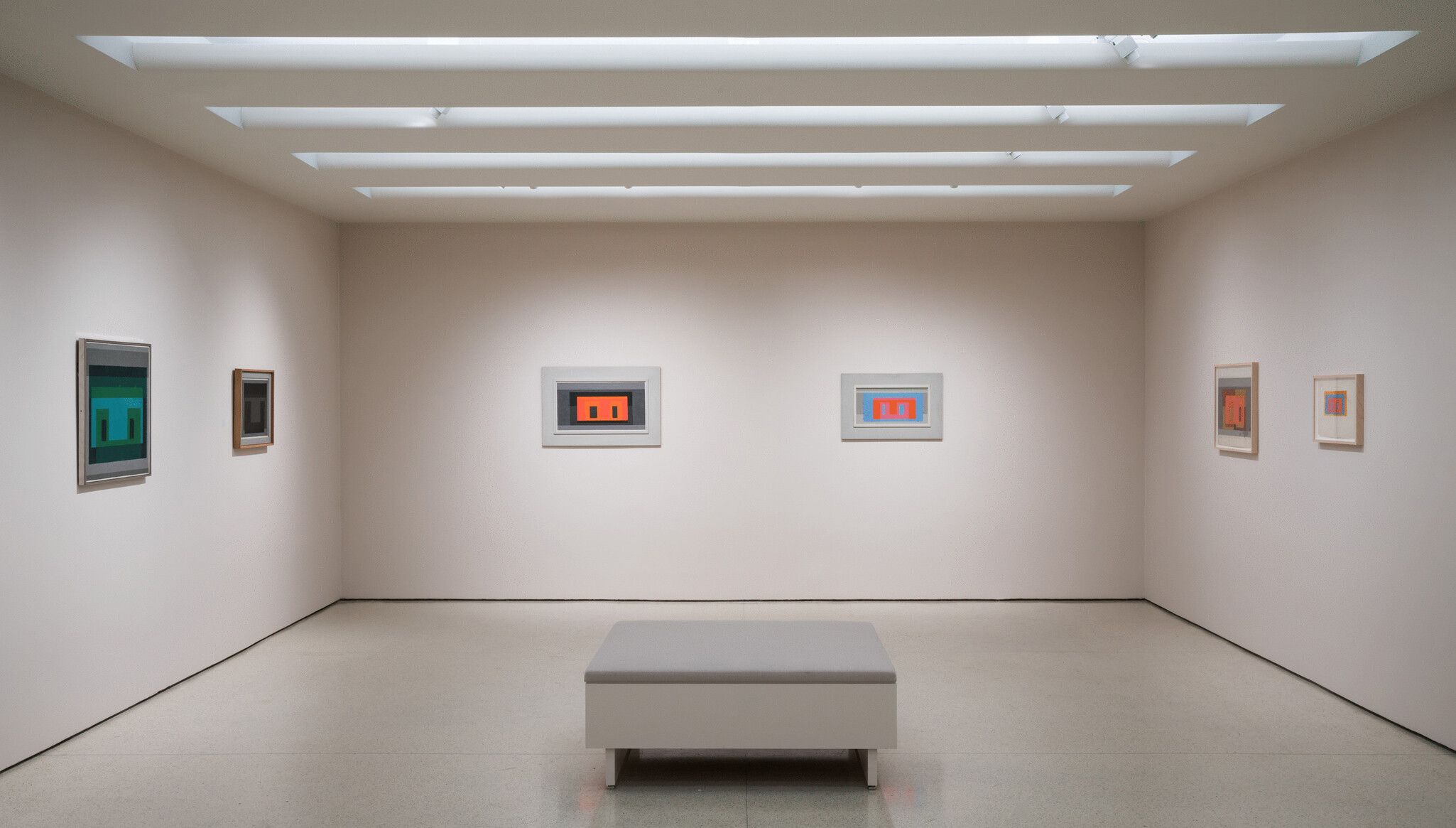 An Installation view, Josef Albers in Mexico, Solomon R. Guggenheim Museum, New York, dated 2018