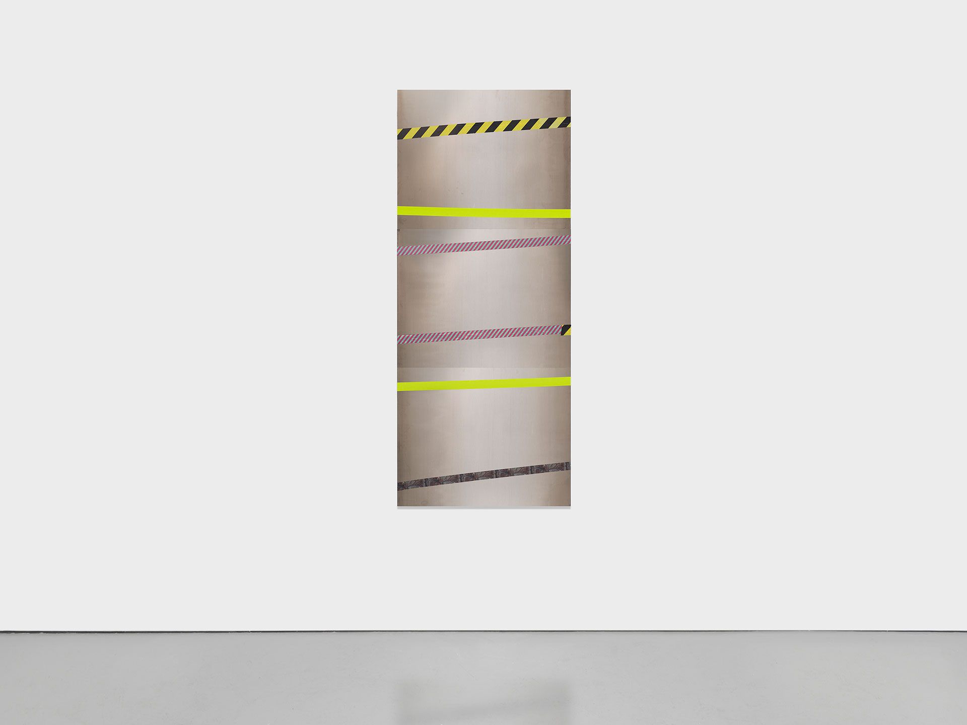 An untitled mixed media work by Isa Genzken, dated 2018.