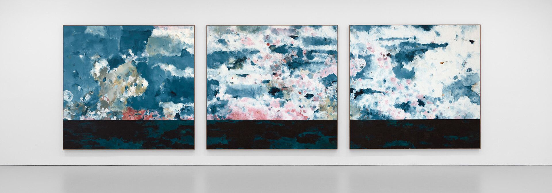 A painting by Harold Ancart titled The Sea, dated 2020.
